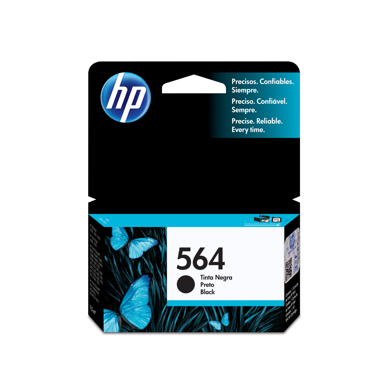 Cartucho de tinta HP 564 Negro (CB316WL) PhotoSmart B210A/C5324/B09A 250 Pag.