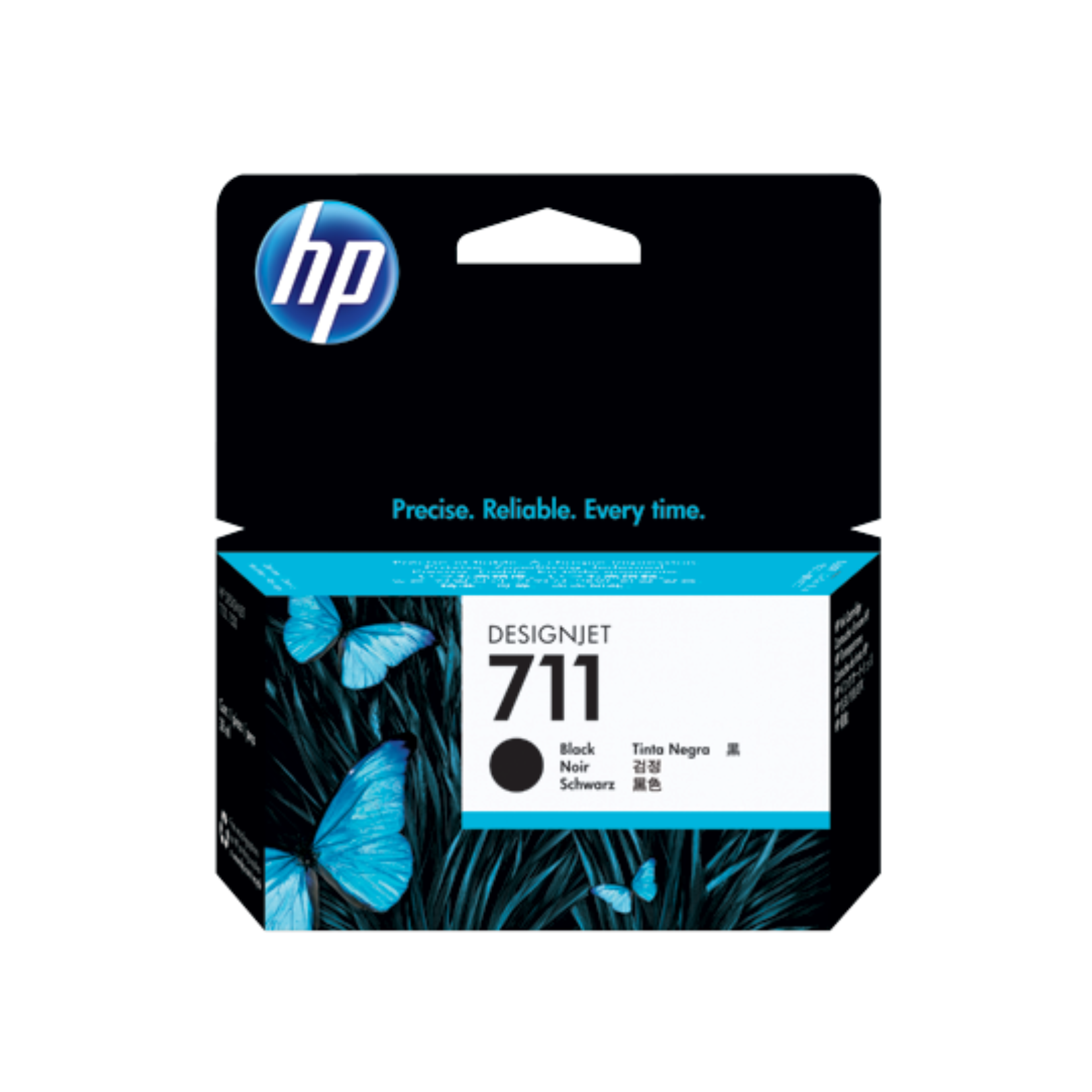 Cartucho de tinta HP 711 Negro (CZ133A) DesignJet T120/T520 80ml