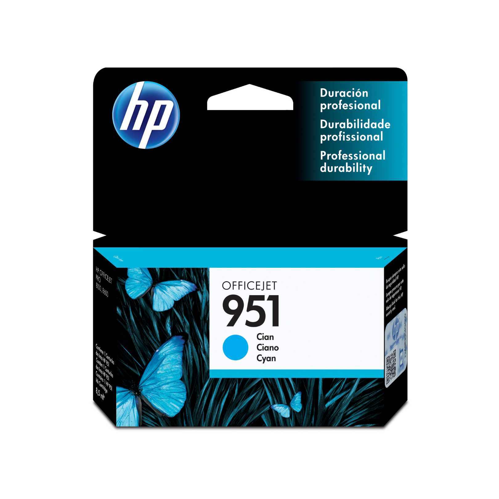 Cartucho de tinta HP 951 Cian (CN050AL) Officejet 8100/8600 700 Pag.
