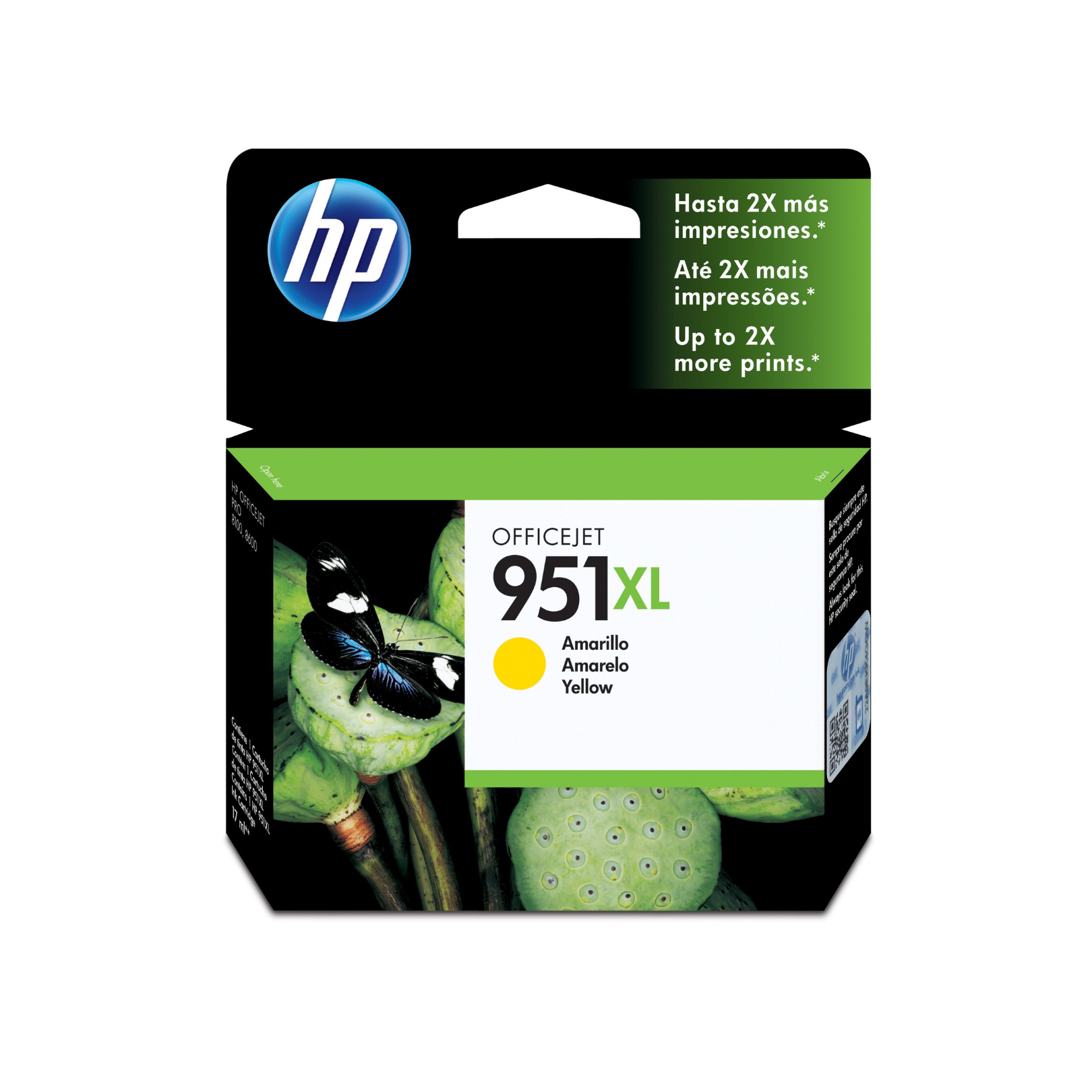 Cartucho de tinta HP 951XL Yellow (CN048AL) OfficeJet 8100/8600 1500 Pag.