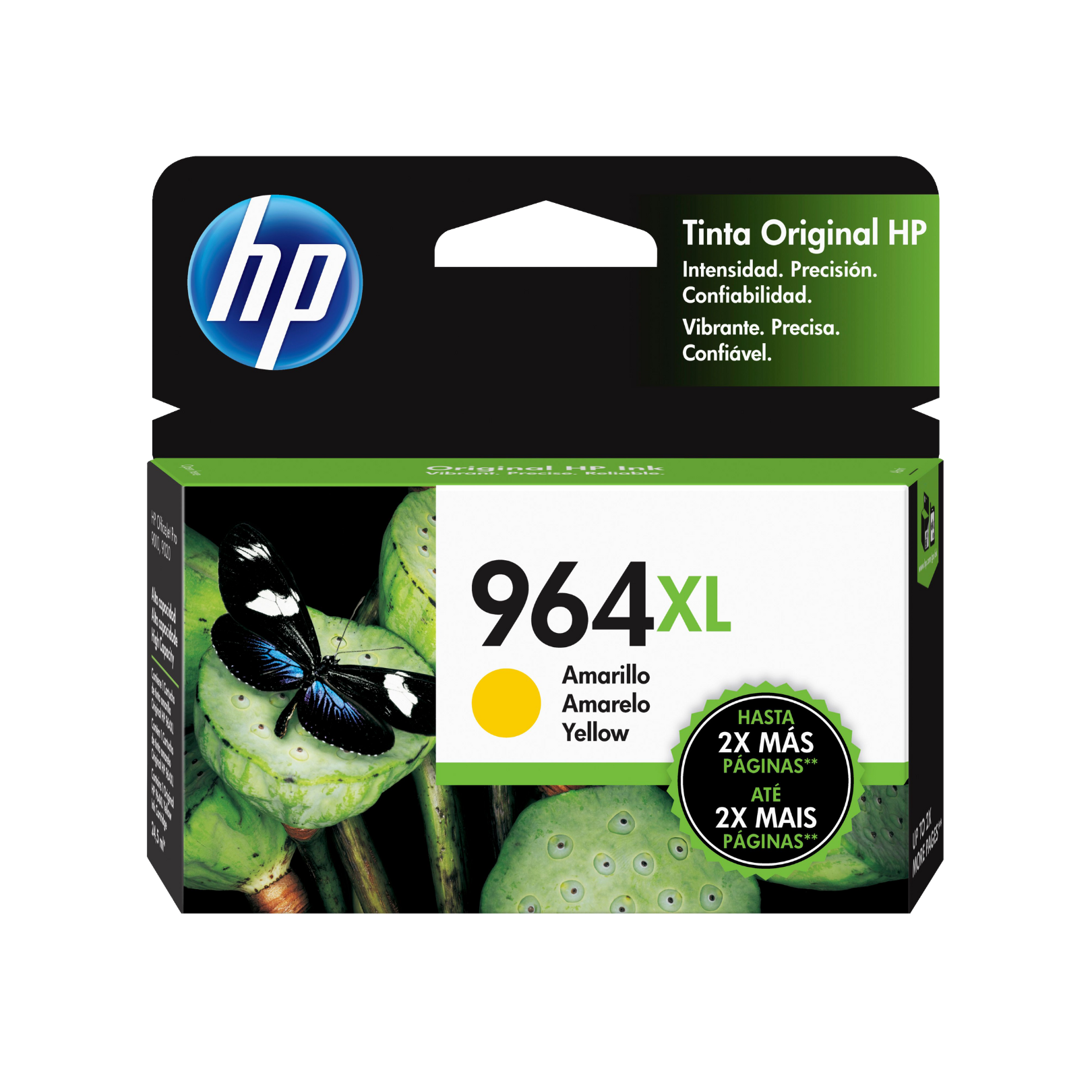 Cartucho de tinta HP 964XL Yellow (3JA56AL) OfficeJet 9010/9020 1600 Pag.