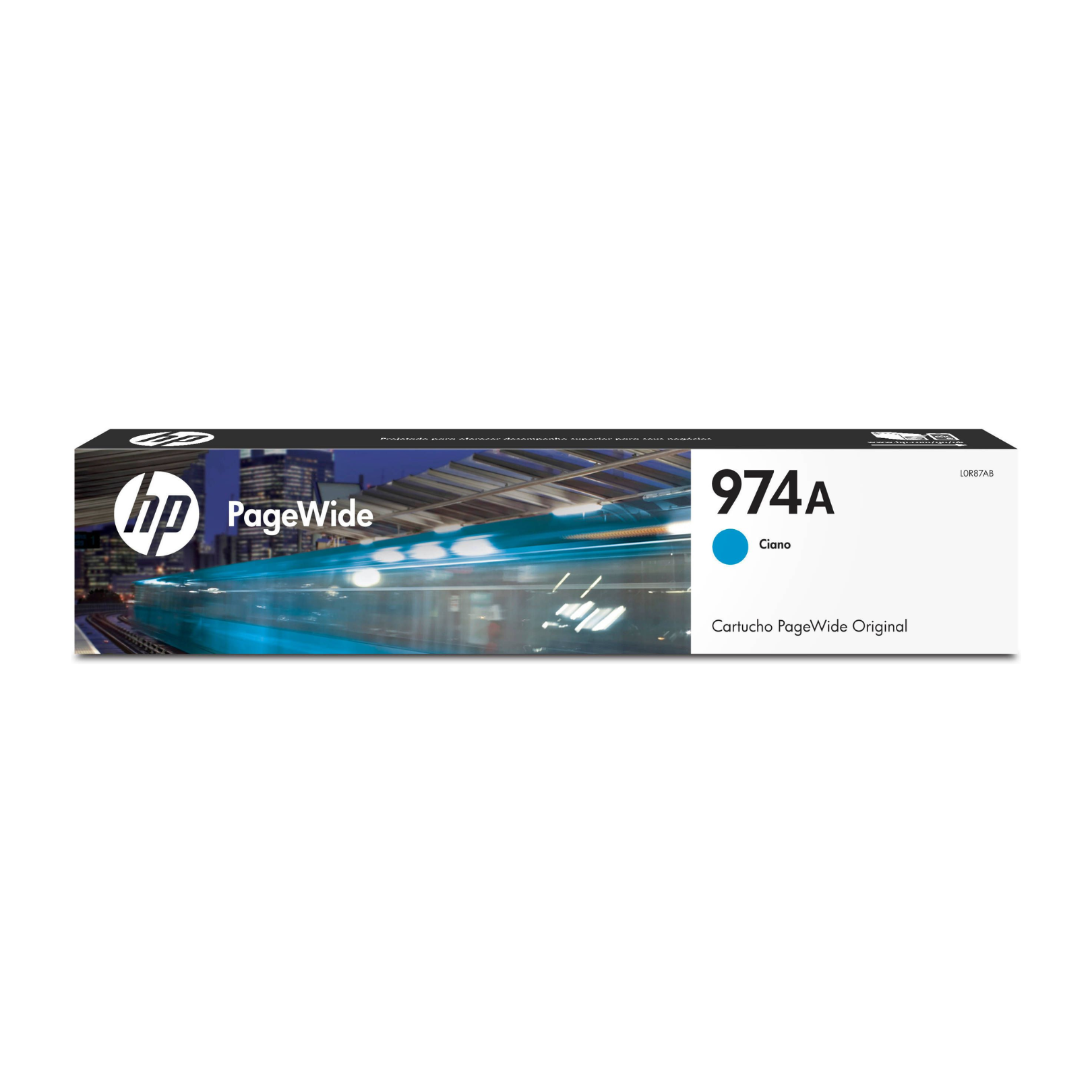 Cartucho de tinta HP 974A Cian (L0R87AL) PageWide 452DW/577DW 3000 Pag.
