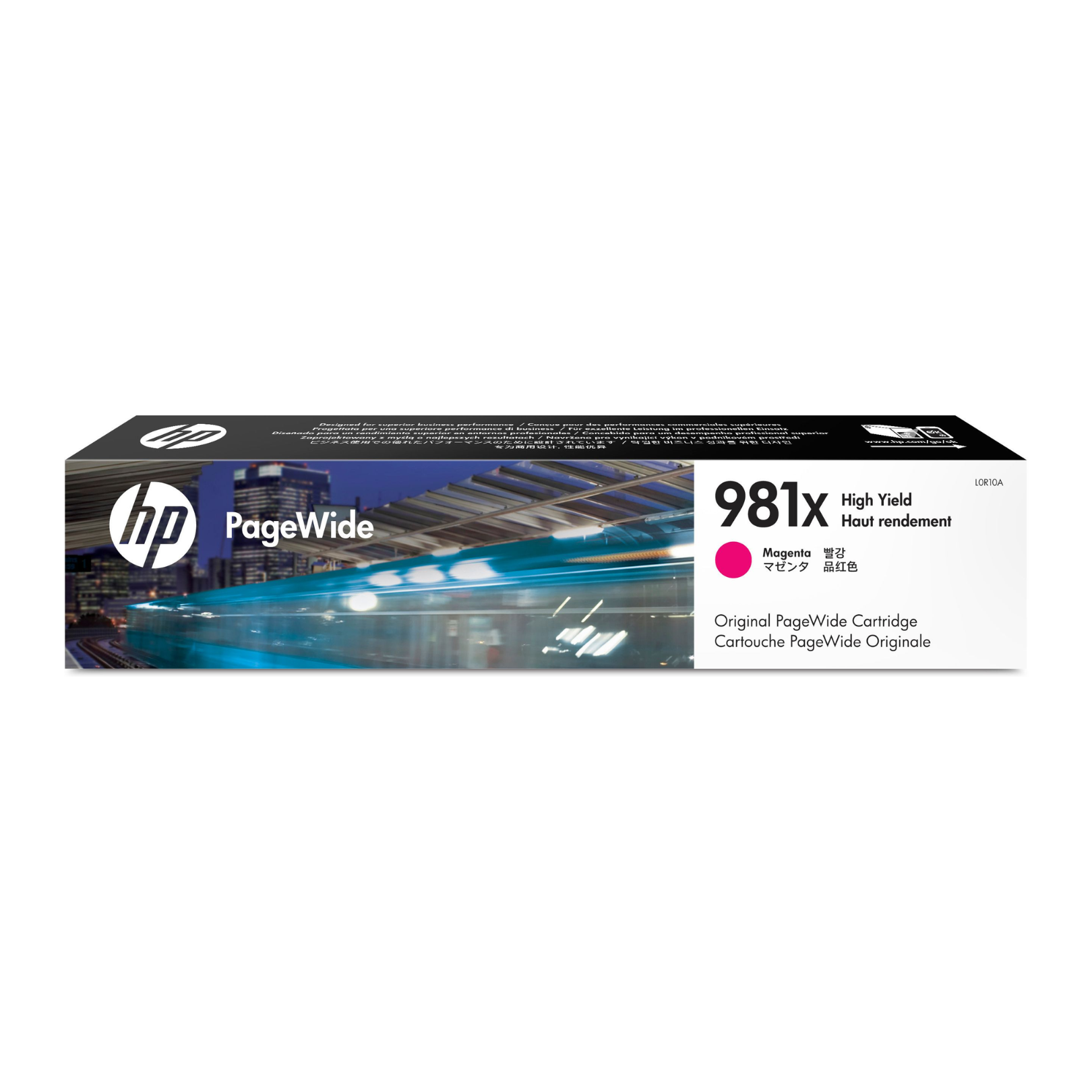 Cartucho de tinta HP 981X Magenta (L0R10A) PageWide 556DN/586DN 11000 Pag.