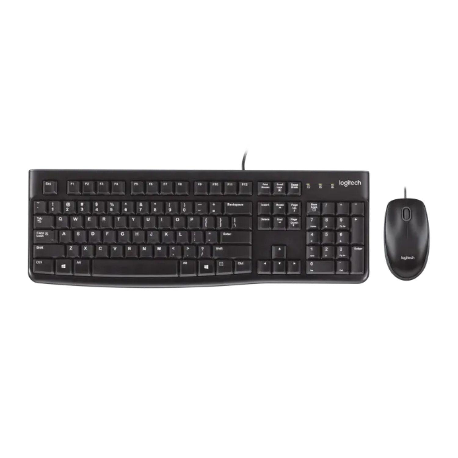 Teclado y Mouse Logitech MK120 Negro USB