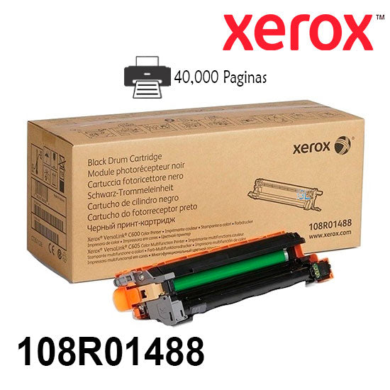 Tambor de Imagen Xerox 108R01488 Negro C600/C605