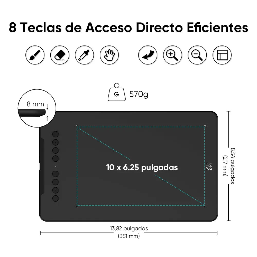 Tableta Gráfica XPPen Deco 01 V3