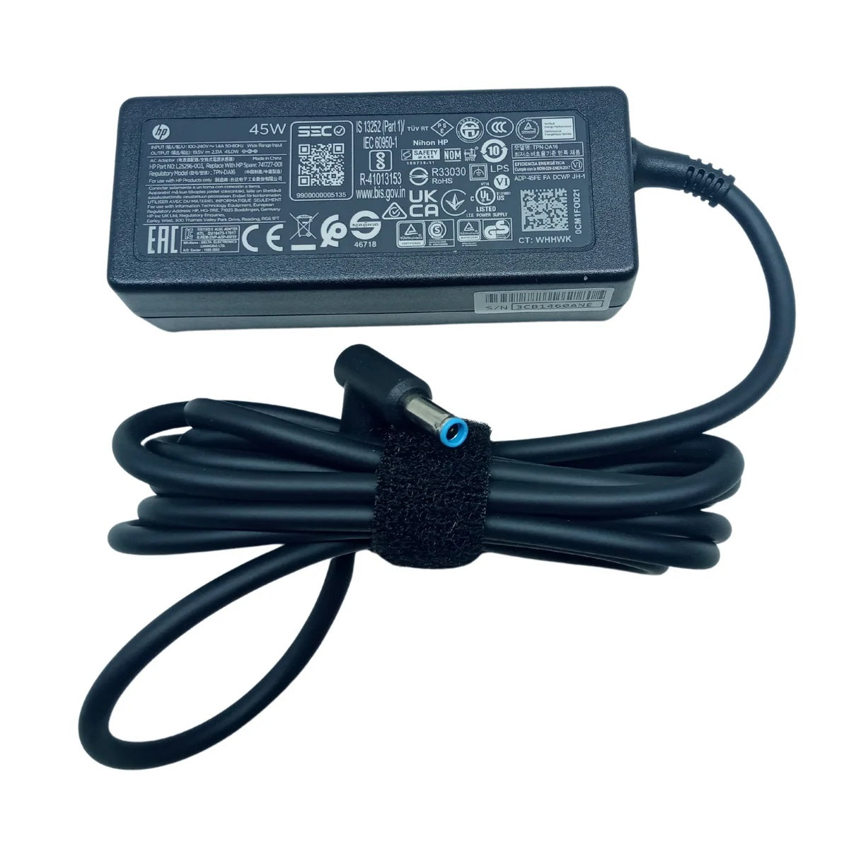 Cargador Laptop HP Original Punta Azul 19.5V - 2.31A - 45W (741727-001)
