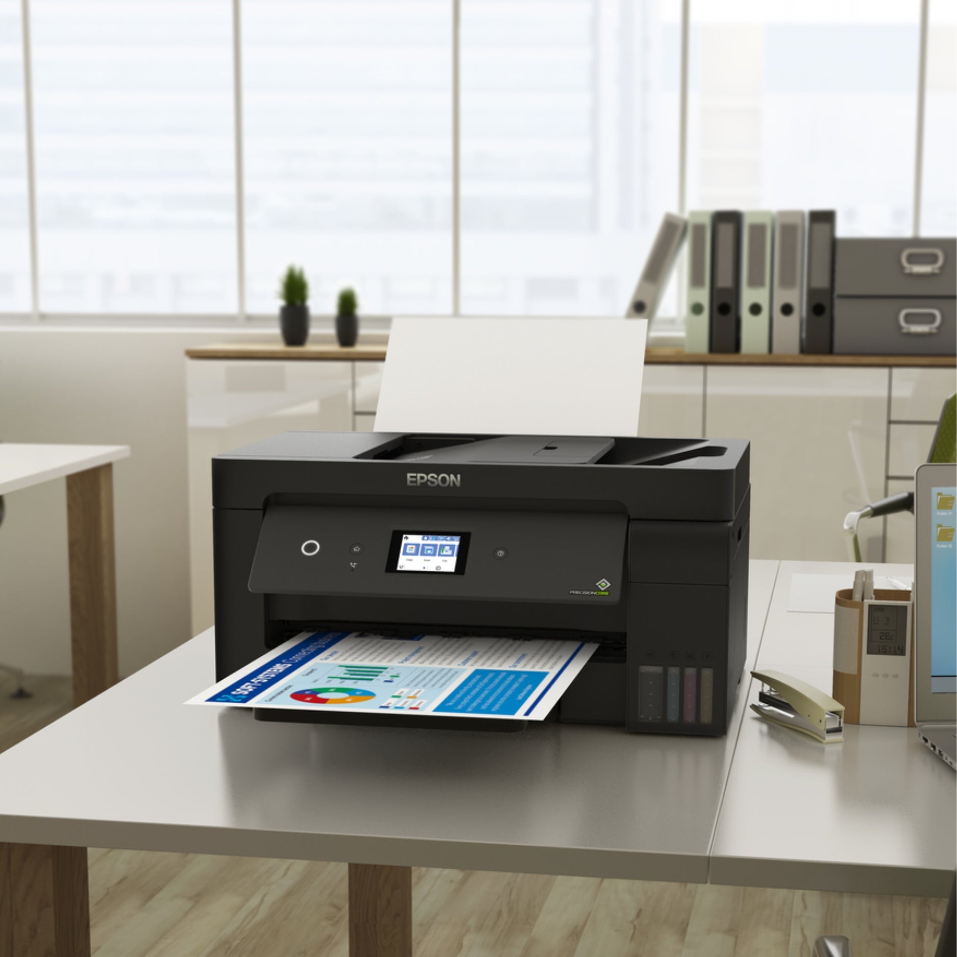 Impresora Multifuncional Epson EcoTank L14150 A3, Wi-Fi, Sistema Continuo (C11CH96301)