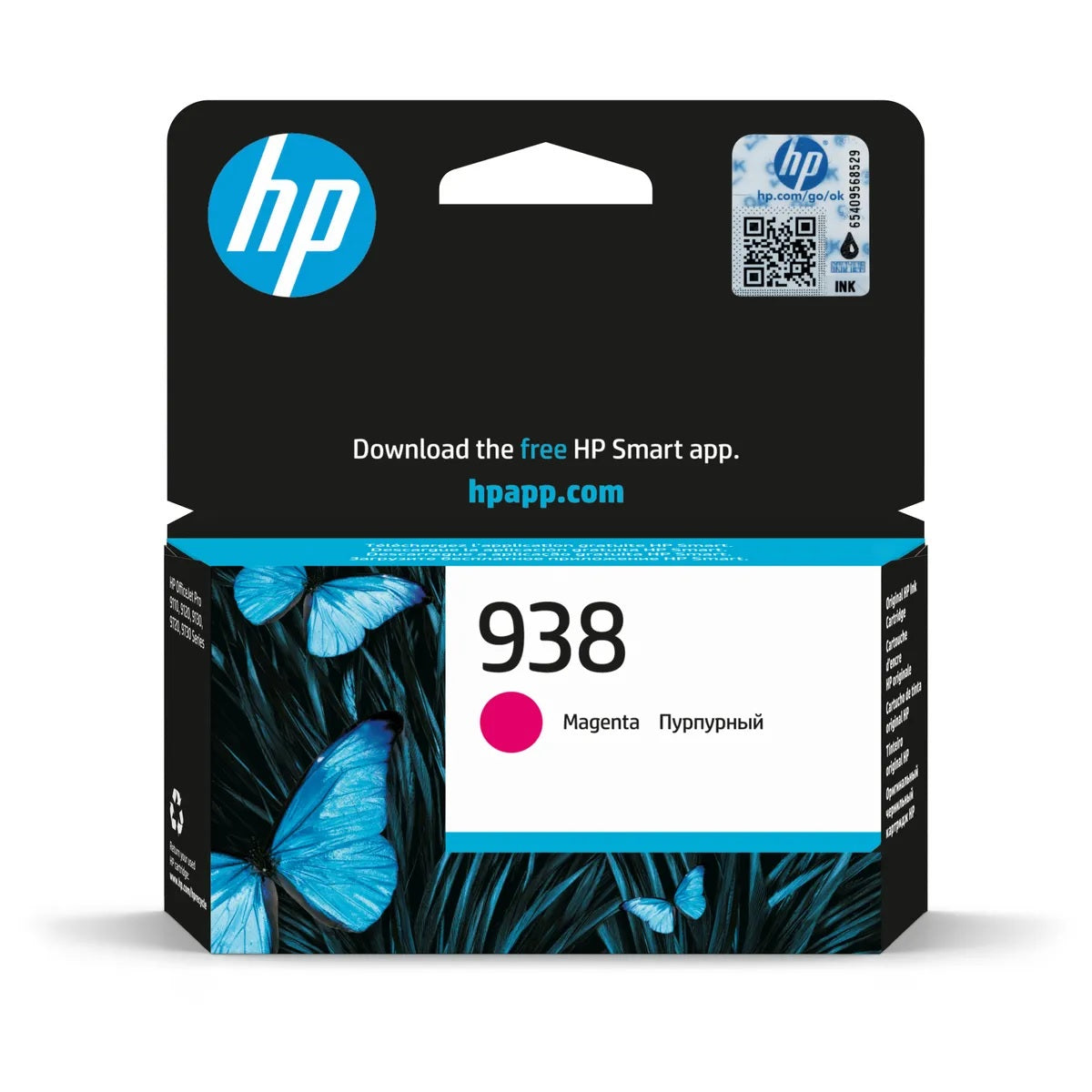 Cartucho de tinta HP 938 Magenta (4S6X6PL) OfficeJet 9130 800 Pag.