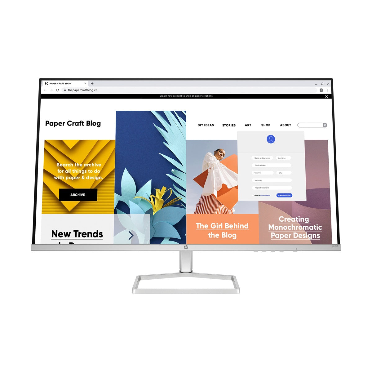 Monitor HP serie 5 532sf FHD, HDMI,VGA 31.5", 94F50AA