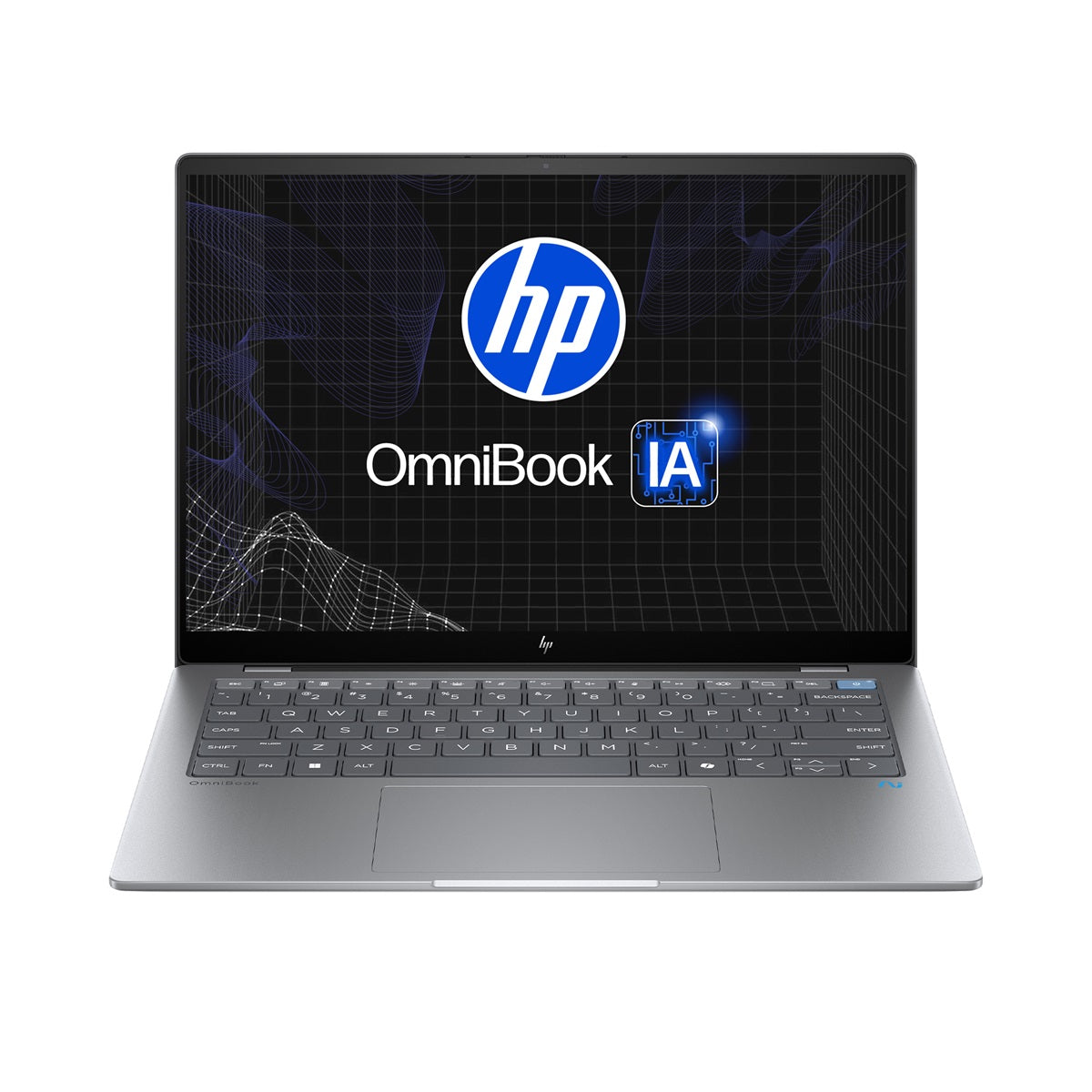 Laptop HP OmniBook 14-fe0000la, Snapdragon® X Elite X1E-78-100, 16 GB, 1TB SSD, 14" 2K Táctil, Windows 11 Home (A9FX1LA)