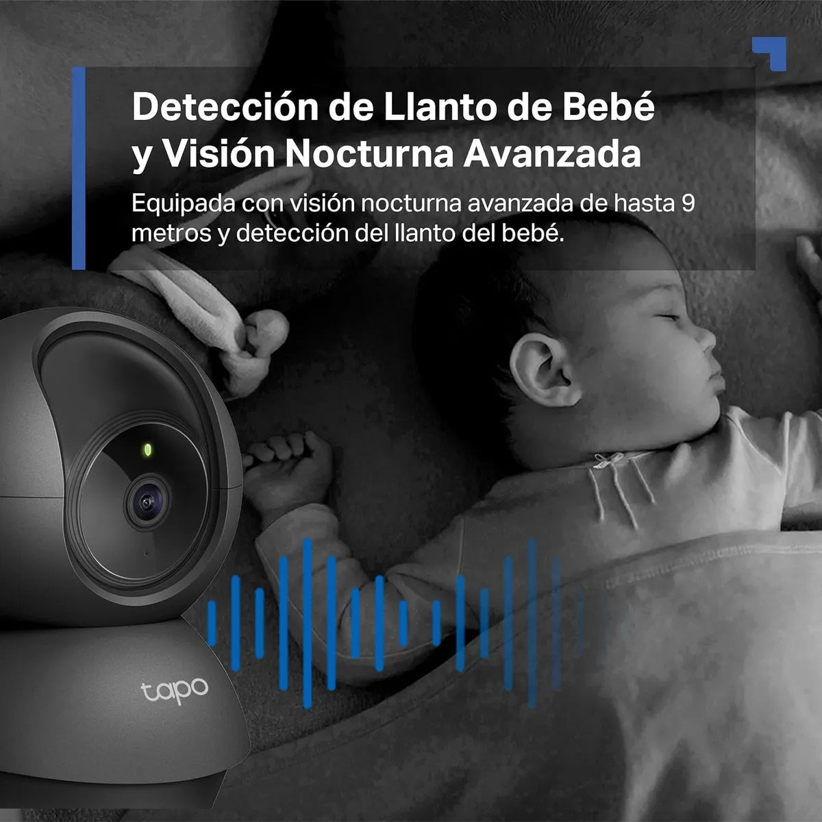 Cámara de seguridad TP-Link Tapo C211 Wifi 2k 3MP Para Interiores 360