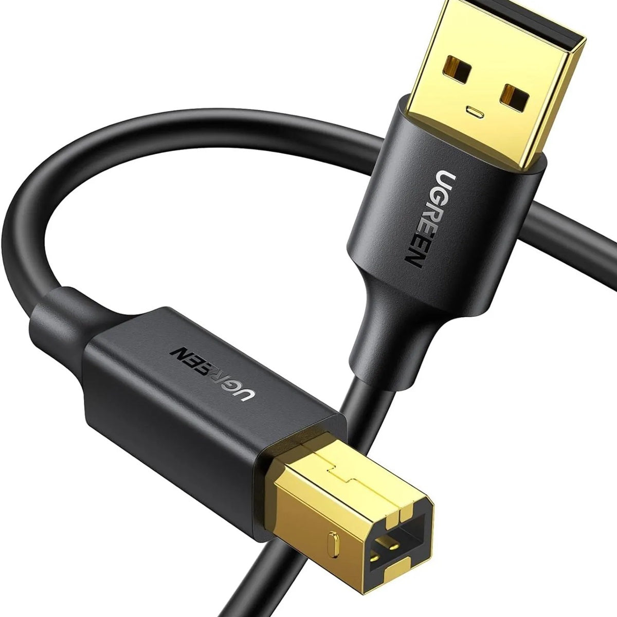 Cable de impresora Ugreen US135 de USB 2.0 a USB Tipo B 2 metros (20847)