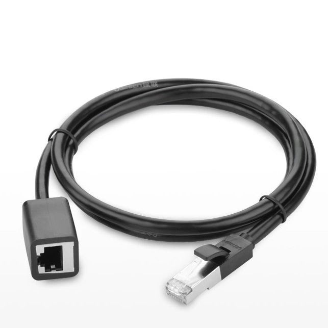 Cable de extensión RJ45 Ethernet Cat6 Ugreen NW112 Black 2mt (11281)