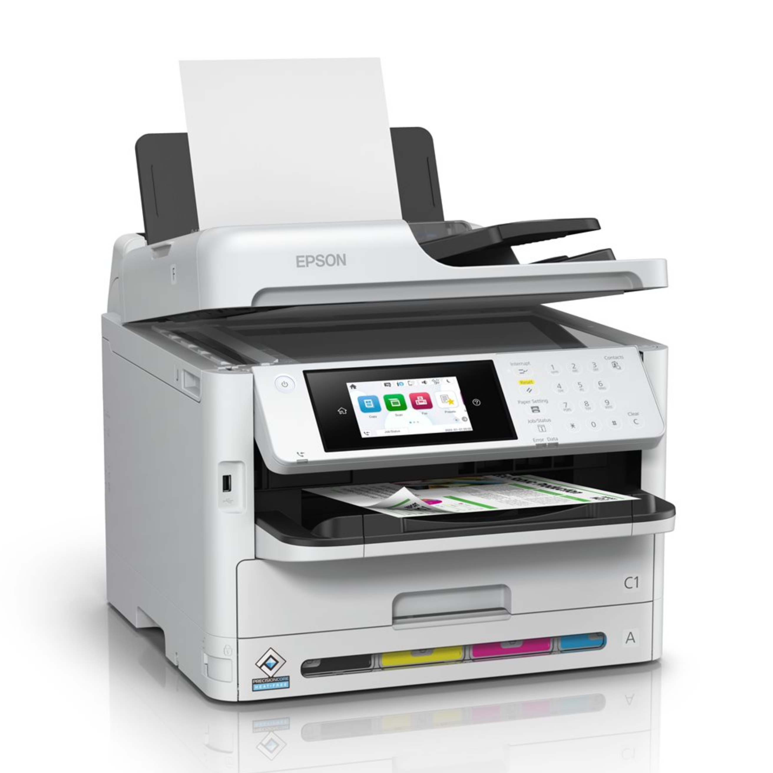 Impresora Multifuncional Epson WorkForce Pro WF-C5810 Color USB, RED, WI-FI