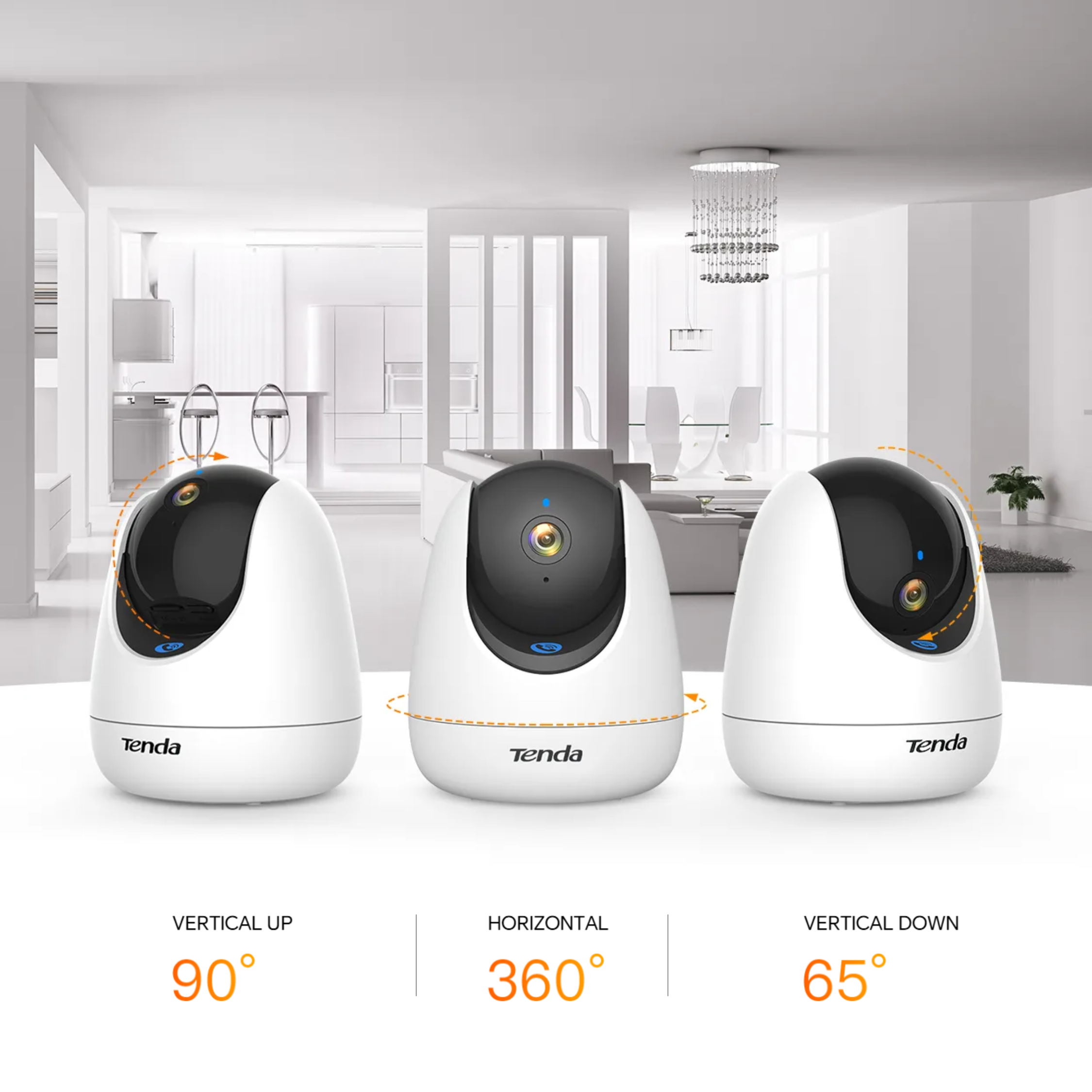 Cámara de seguridad TENDA RP3 Pro 3MP 360° Interior