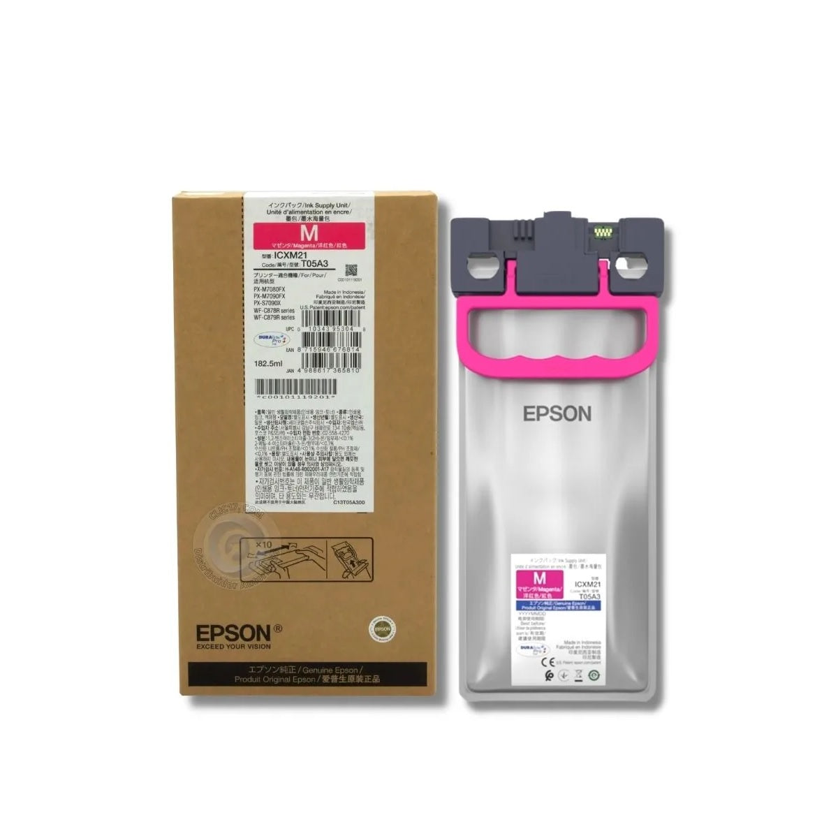 Bolsa de Tinta Epson T05A300 Magenta (T05A) WorkForce Pro WF-C879R/C878R/PX-M7080FX/7090/S7090X