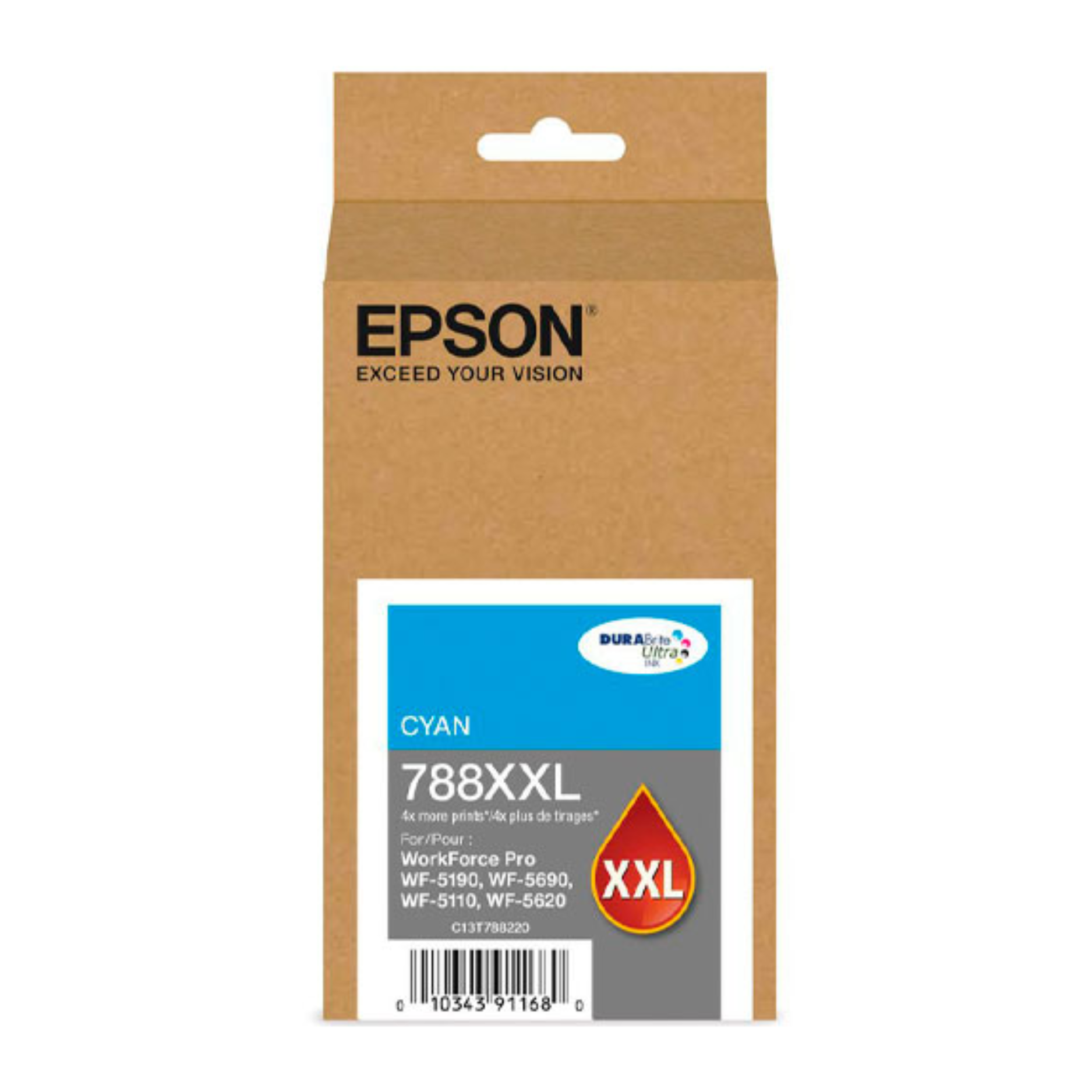 Cartucho de Tinta Epson T748XXL220 Cian WF-6090/6590 69ml