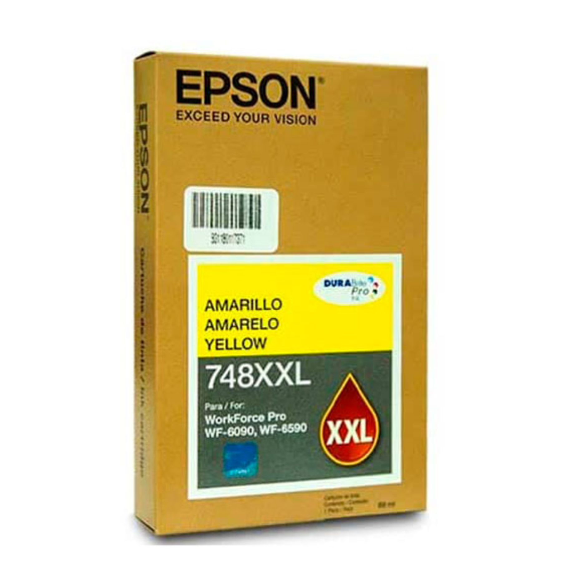 Cartucho de Tinta Epson T748XXL420 Amarillo WF-6090/6590 69ml