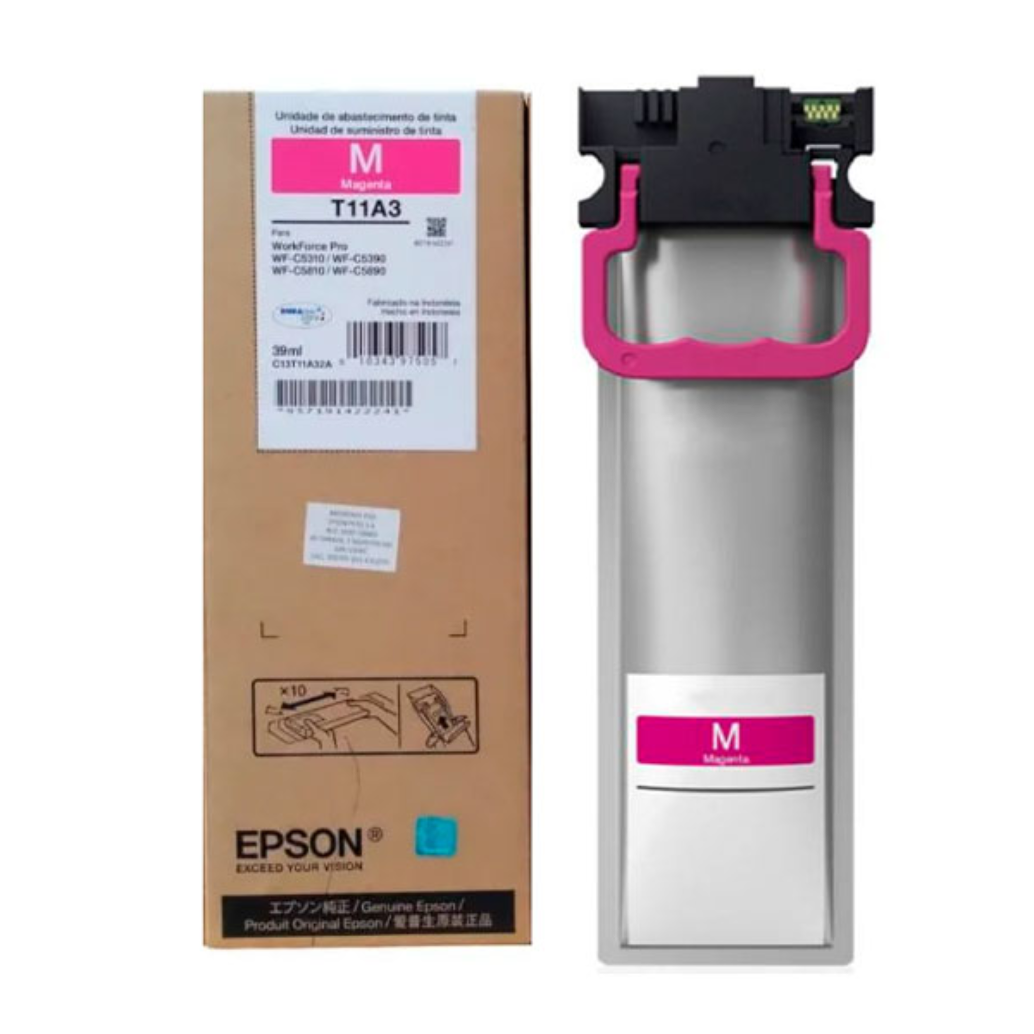 Bolsa de Tinta Epson T11A320-AL Magenta WF- C5310/C5390/C5810/C5890