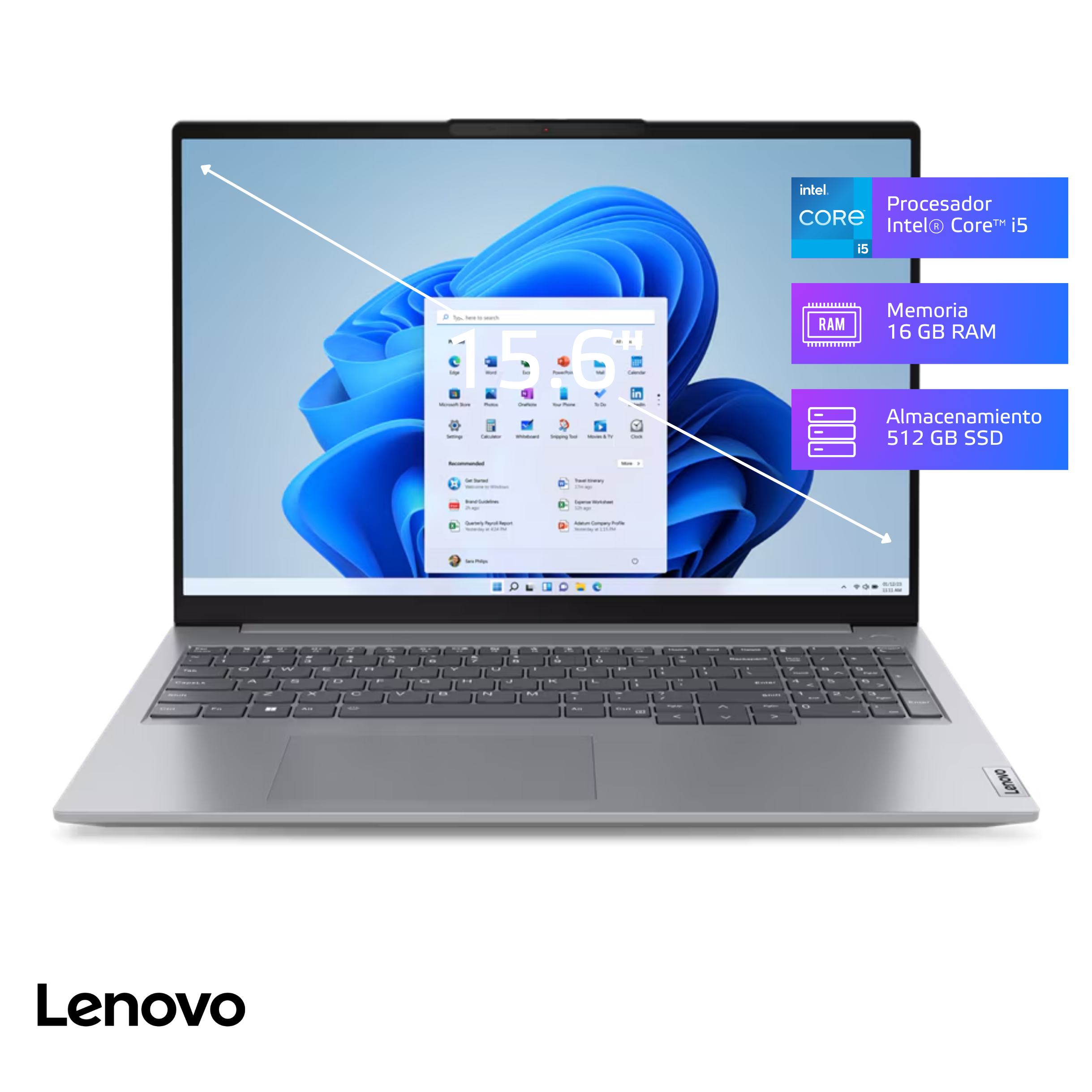 Laptop Lenovo ThinkBook 16 G6 IRL Core i5-1335U 16GB, SSD 512GB, 16", Windows 11 Pro (21KH00F5LM)