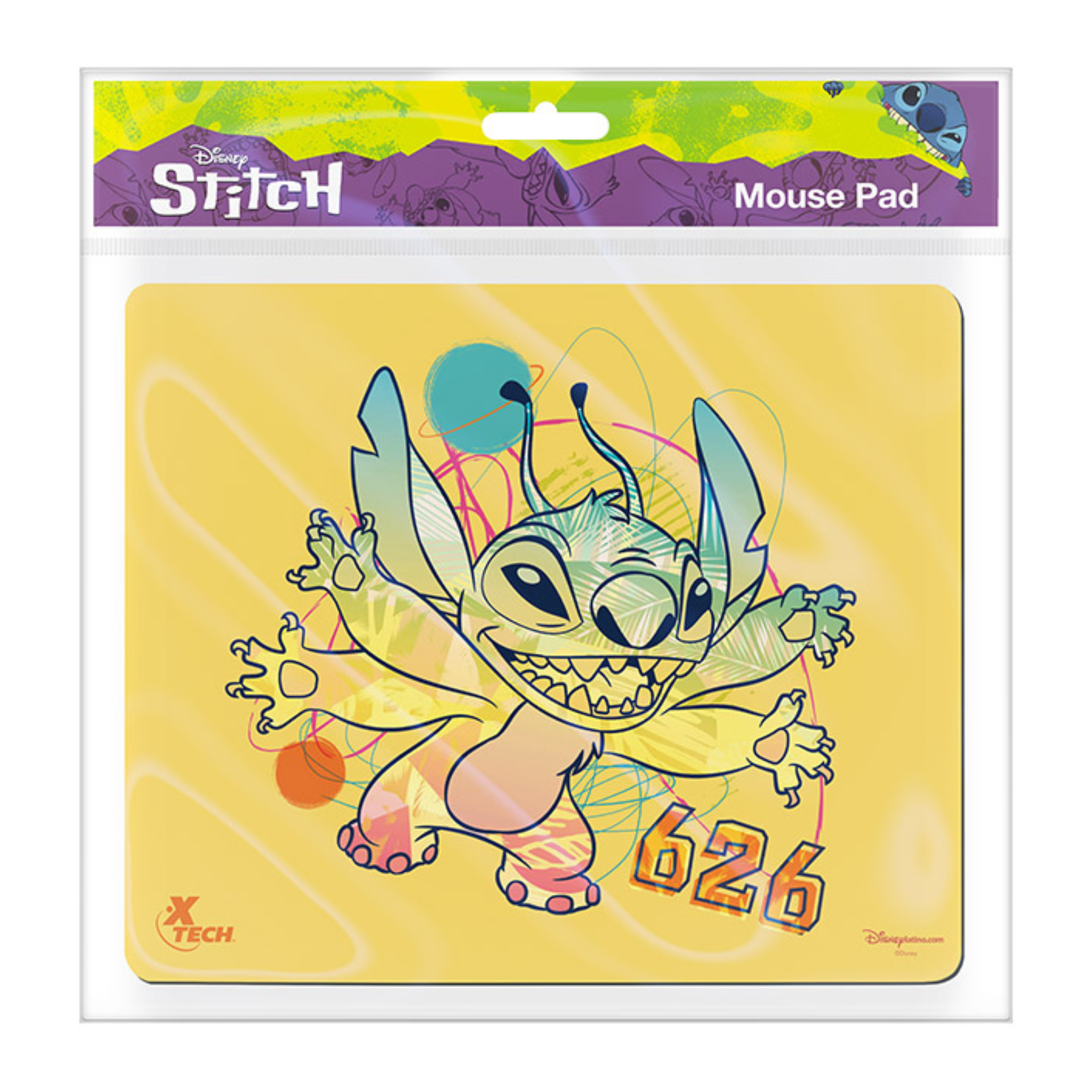 Pad Mouse XTECH Edición Stitch Yellow (XTA-D100ST-YL)