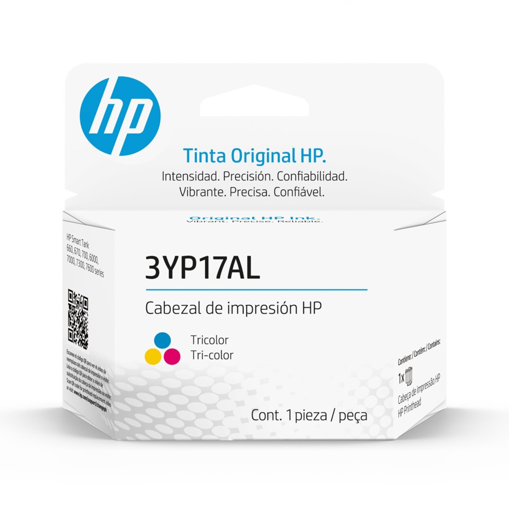 Cabezal de impresión HP 3YP17AL Tricolor SmartTank 720/750/790