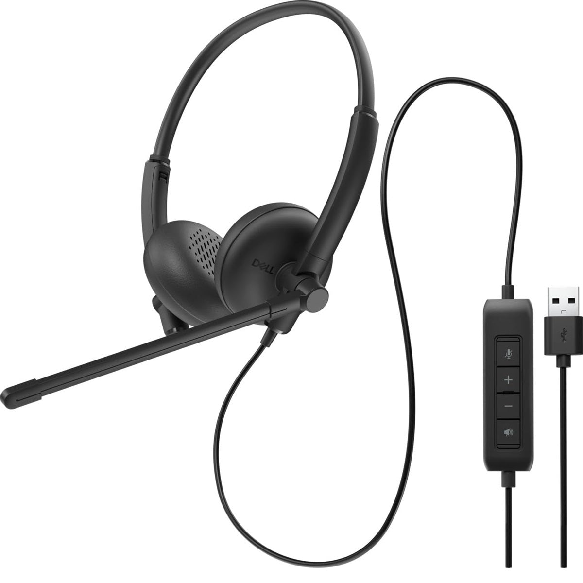 Audifono  & micrófono con cable usb  Dell - WH125-520-BBLL