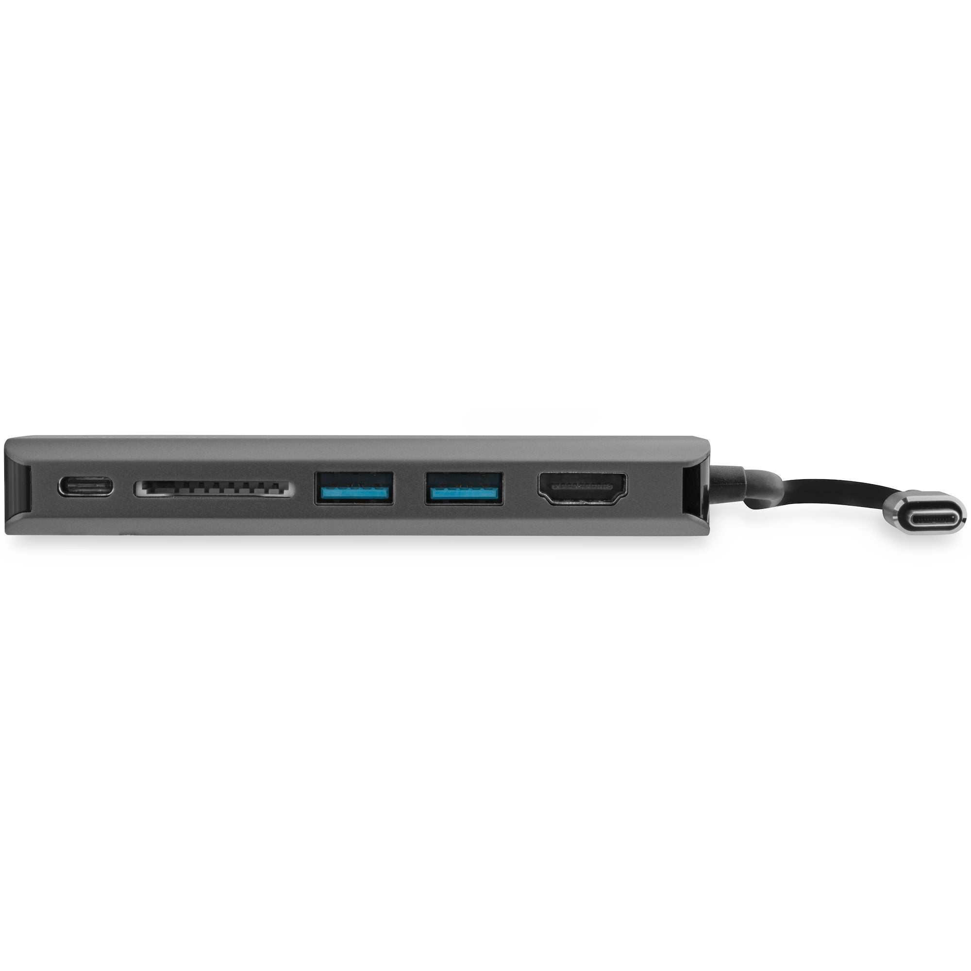 Hub StarTech USB-C 6 en 1 HDMI 4K/RJ45/USB 3.0/USB-C PD/SD (DKT30CSDHPD3)