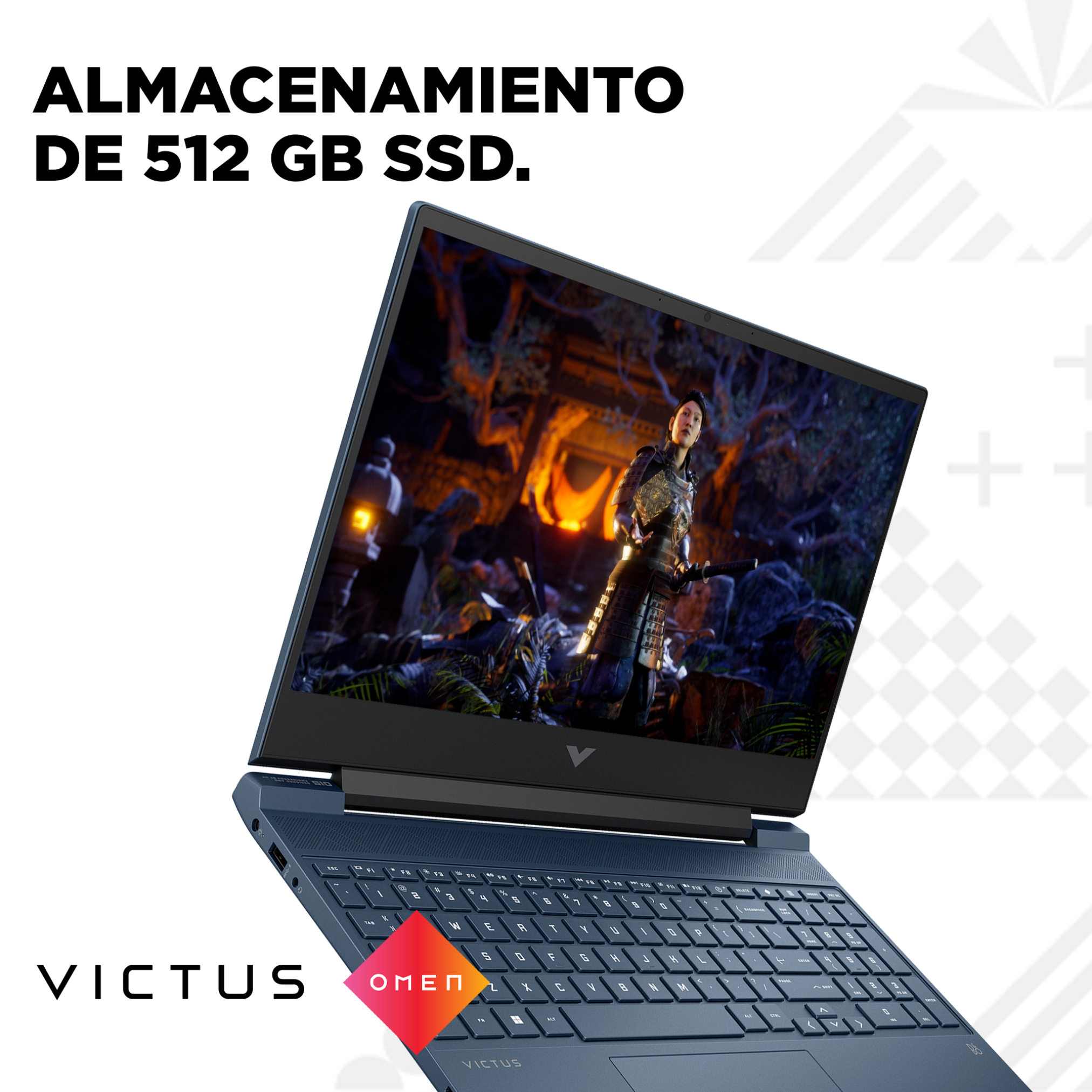 Laptop Gamer HP Victus 15-fa0007la Core i7-12650H 16GB, SSD 512GB, RTX-3050 4GB 15.6", Windows 11 (8U8B8LA)