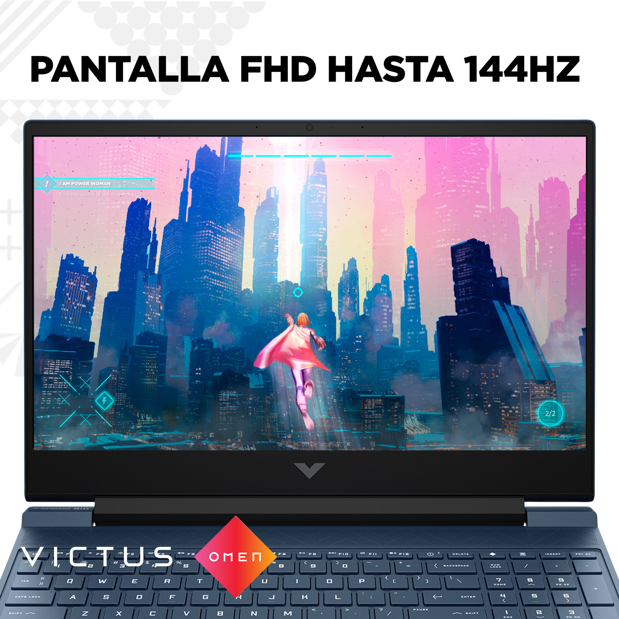 Laptop Gamer HP Victus 15-fa0007la Core i7-12650H 16GB, SSD 512GB, RTX-3050 4GB 15.6", Windows 11 (8U8B8LA)