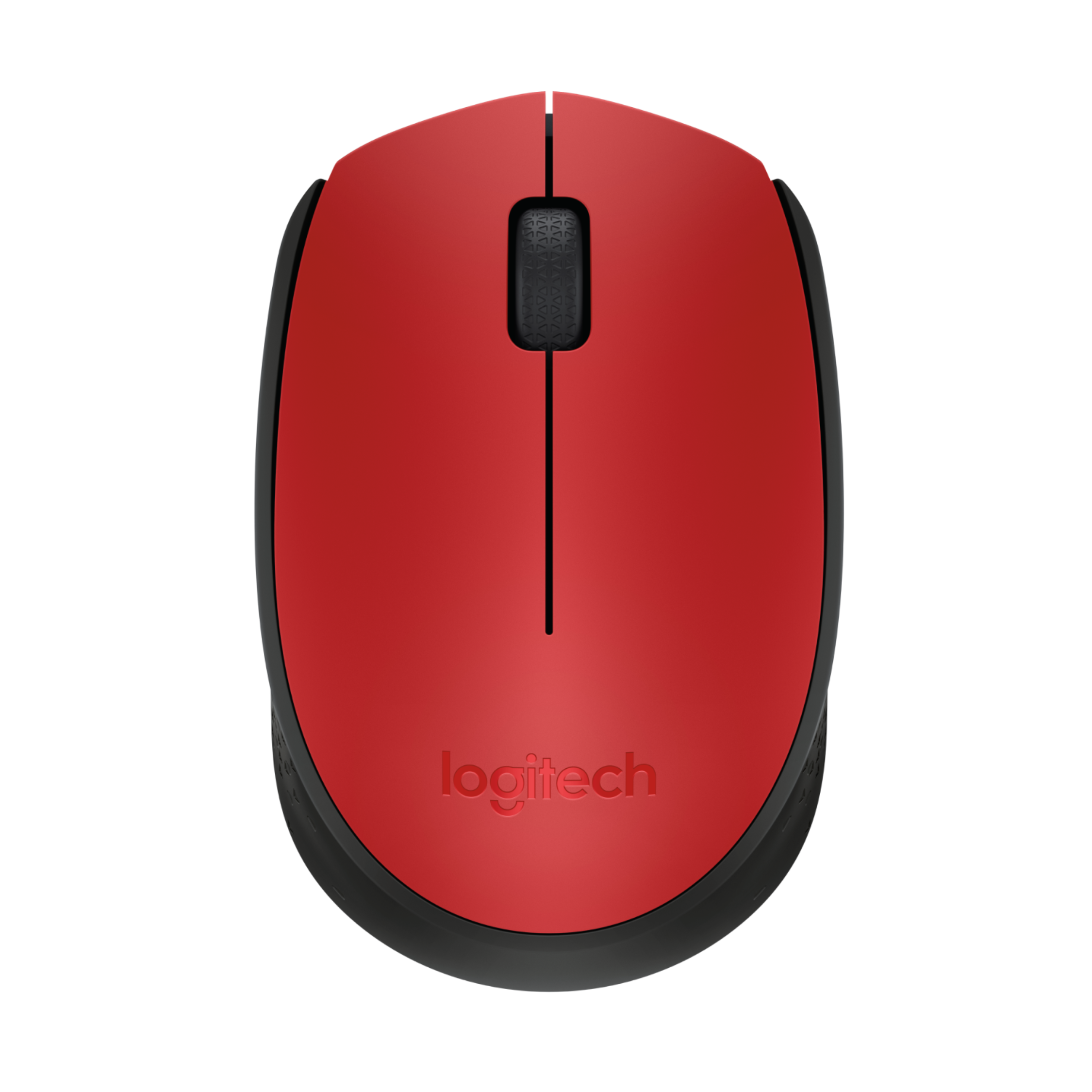 Mouse Logitech Inalámbrico M170 Rojo/Negro