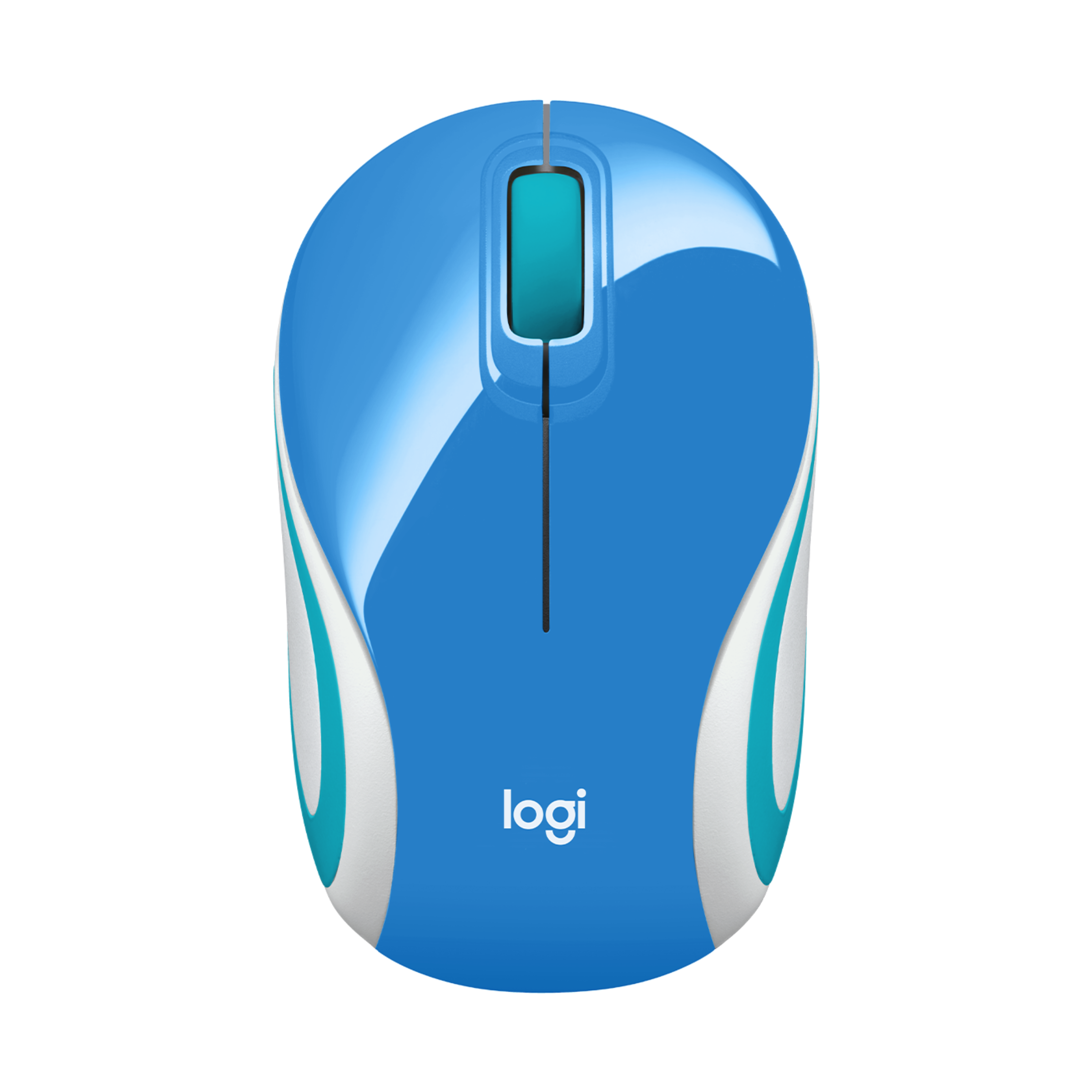 Mouse Logitech Inalámbrico M187 Azul