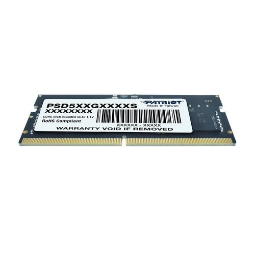 Memoria Ram Patriot DDR5 8GB 4800MHz Sodimm (PSD58G480041S)