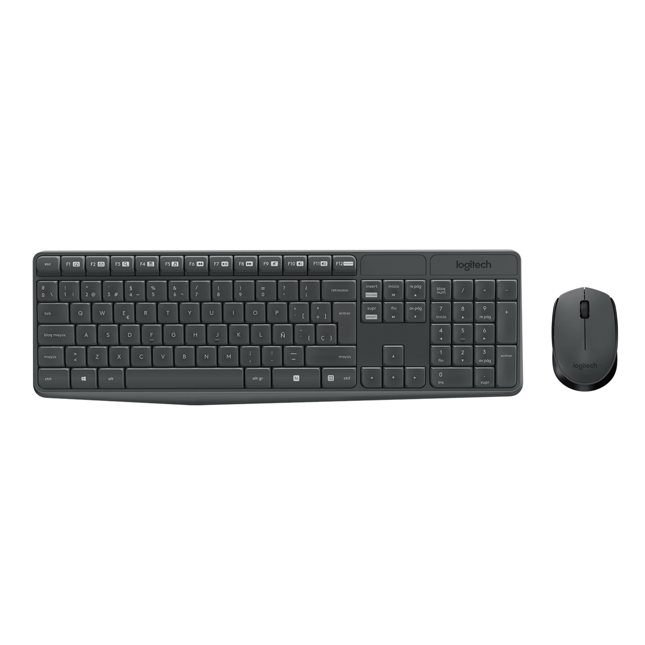 Teclado y Mouse Inalámbrico Logitech MK235 Black