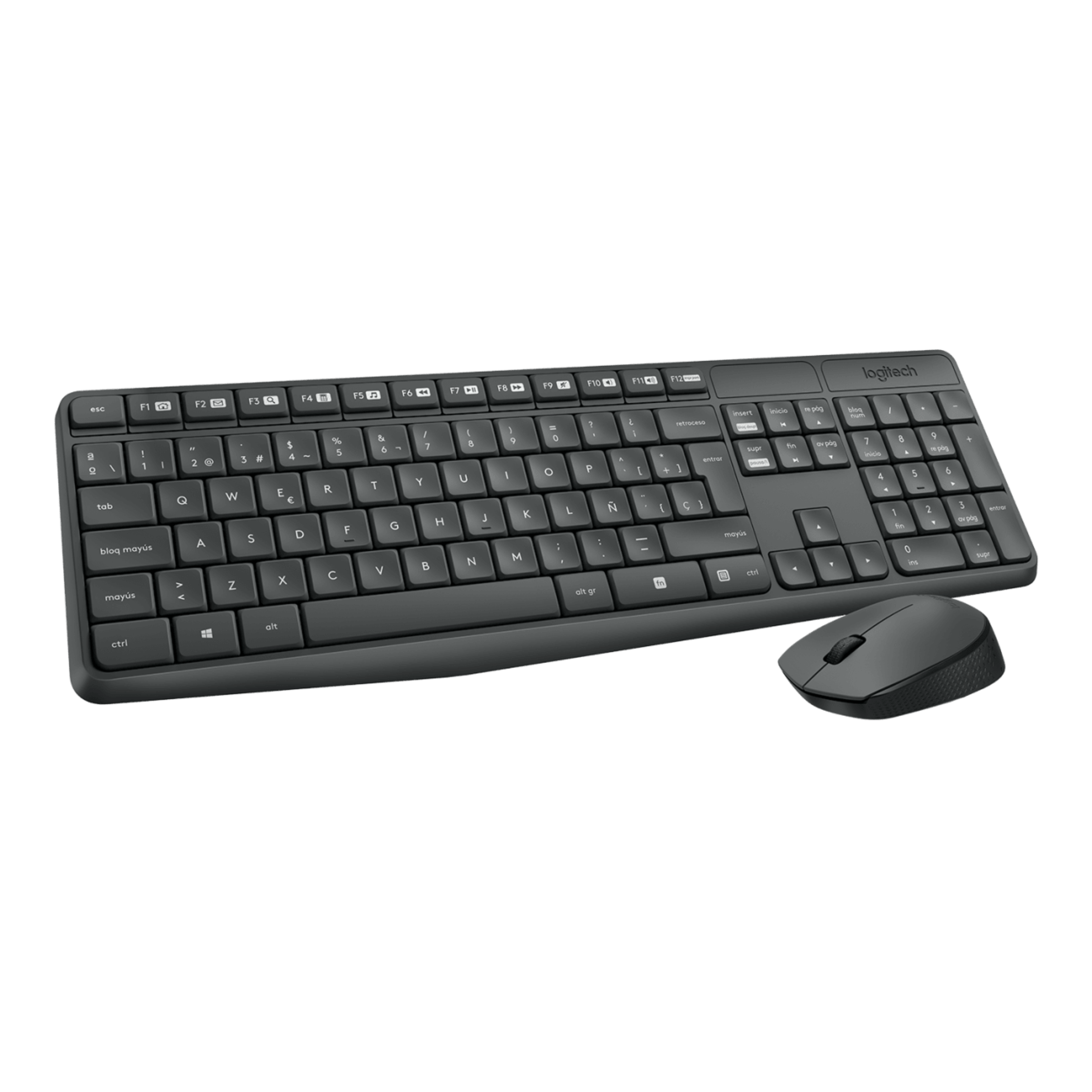 Teclado y Mouse Inalámbrico Logitech MK235 Black