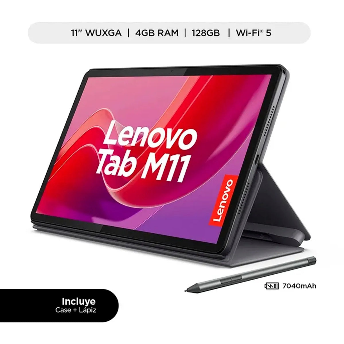 Tablet LENOVO Tab M11 11 4GB 128GB ZADA0354PE Luna Grey-ZADA0354PE