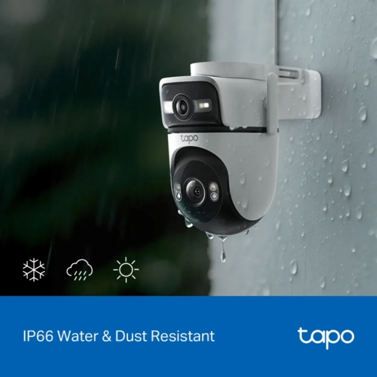 Cámara de Seguridad Tp-Link Dual 2K Tapo C545D 3+3MP para exteriores 360