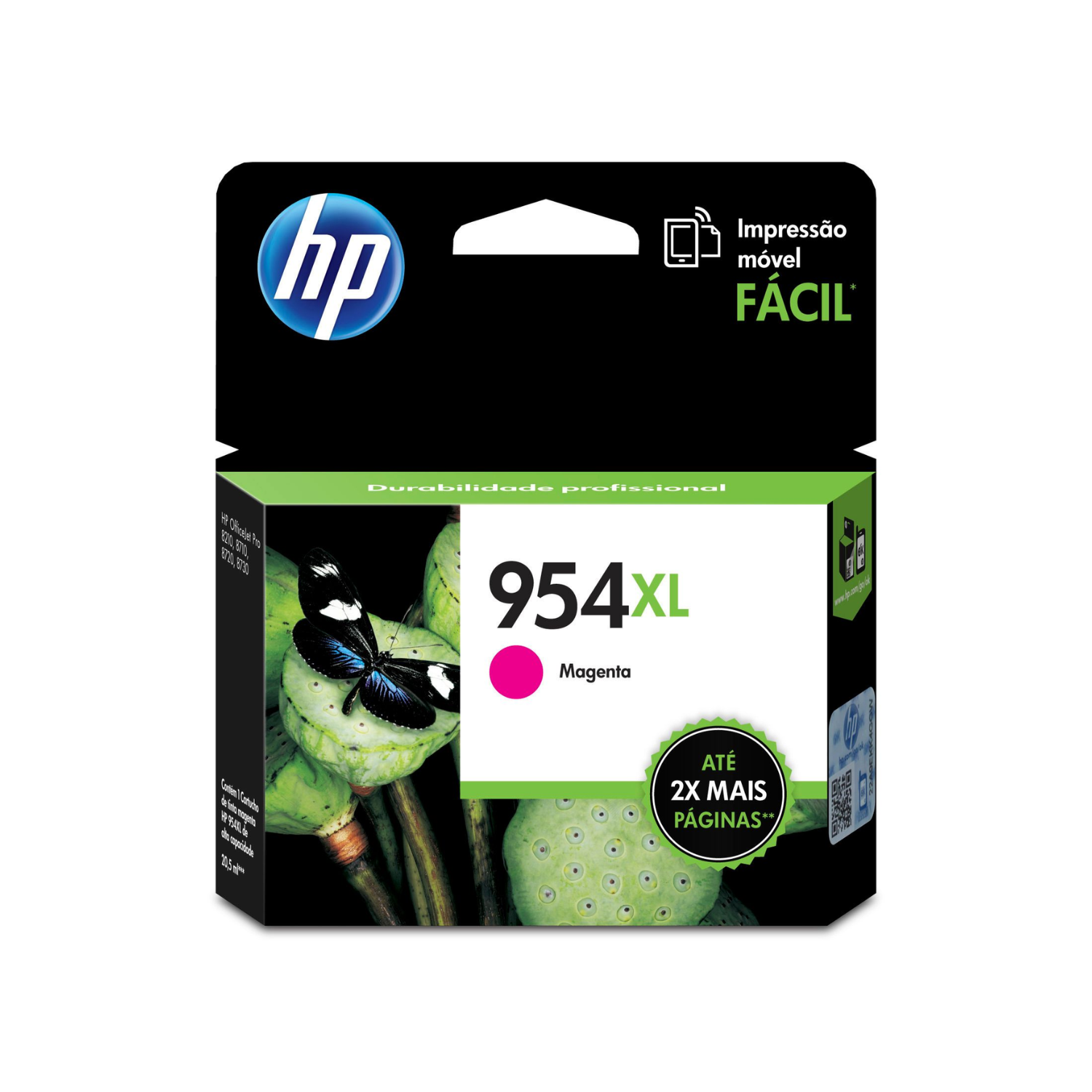 Cartucho de tinta HP 954XL Magenta (L0S65AL) OfficeJet 8710 1600 Pag.