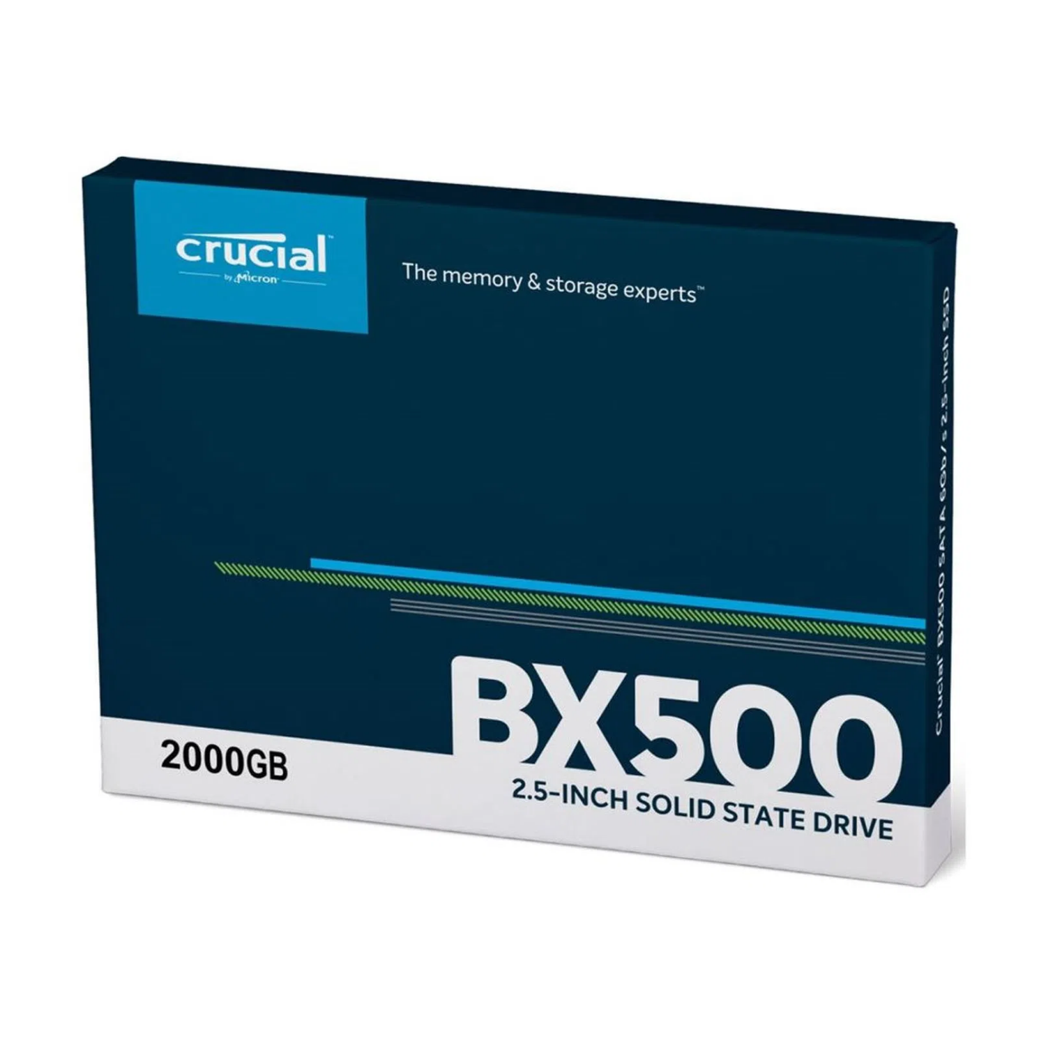 Disco duro solido Crucial BX500 2TB SATA 2.5" (CT2000BX500SSD1)