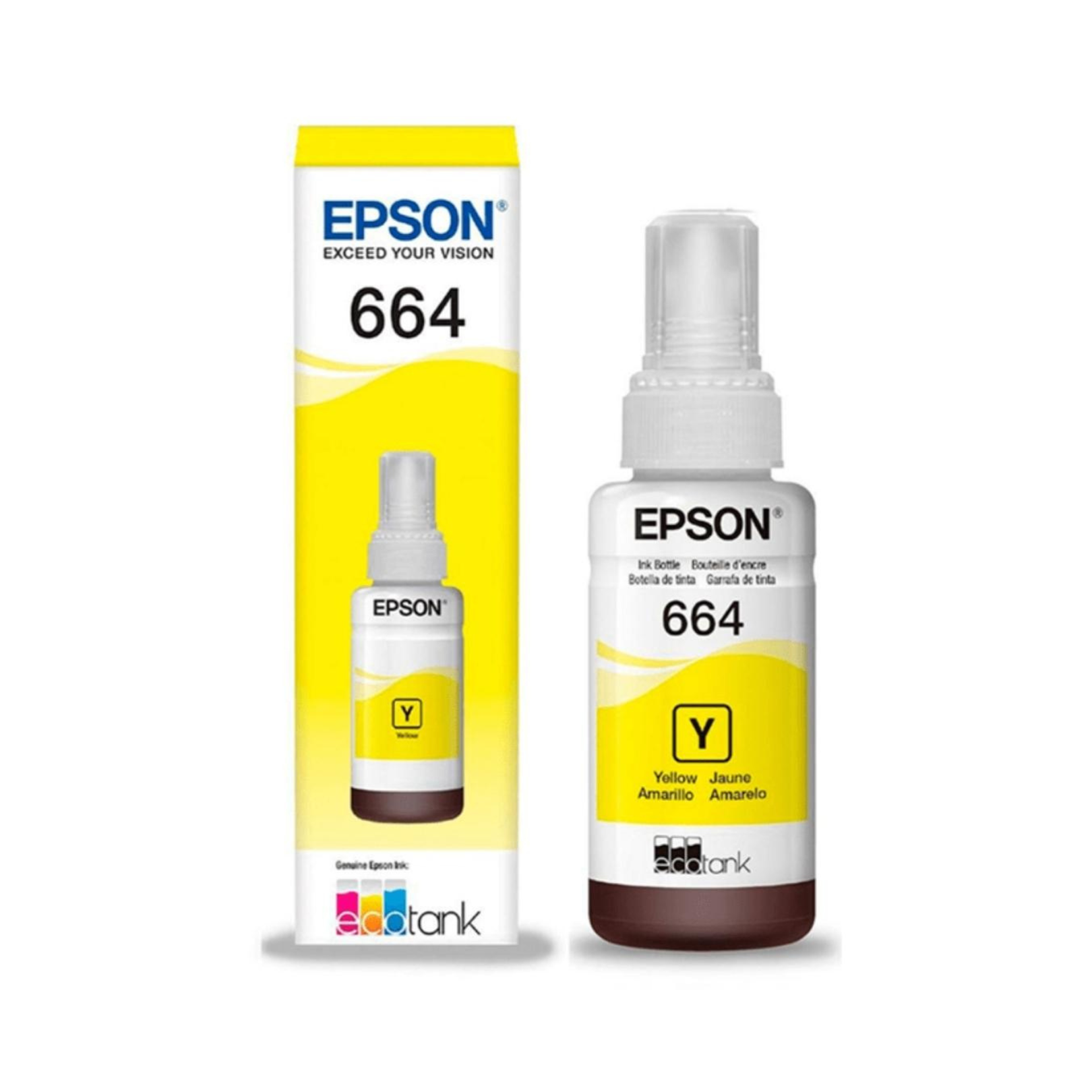 Botella de tinta Epson 664 Yellow (T664420) L350/L210/L455/L565