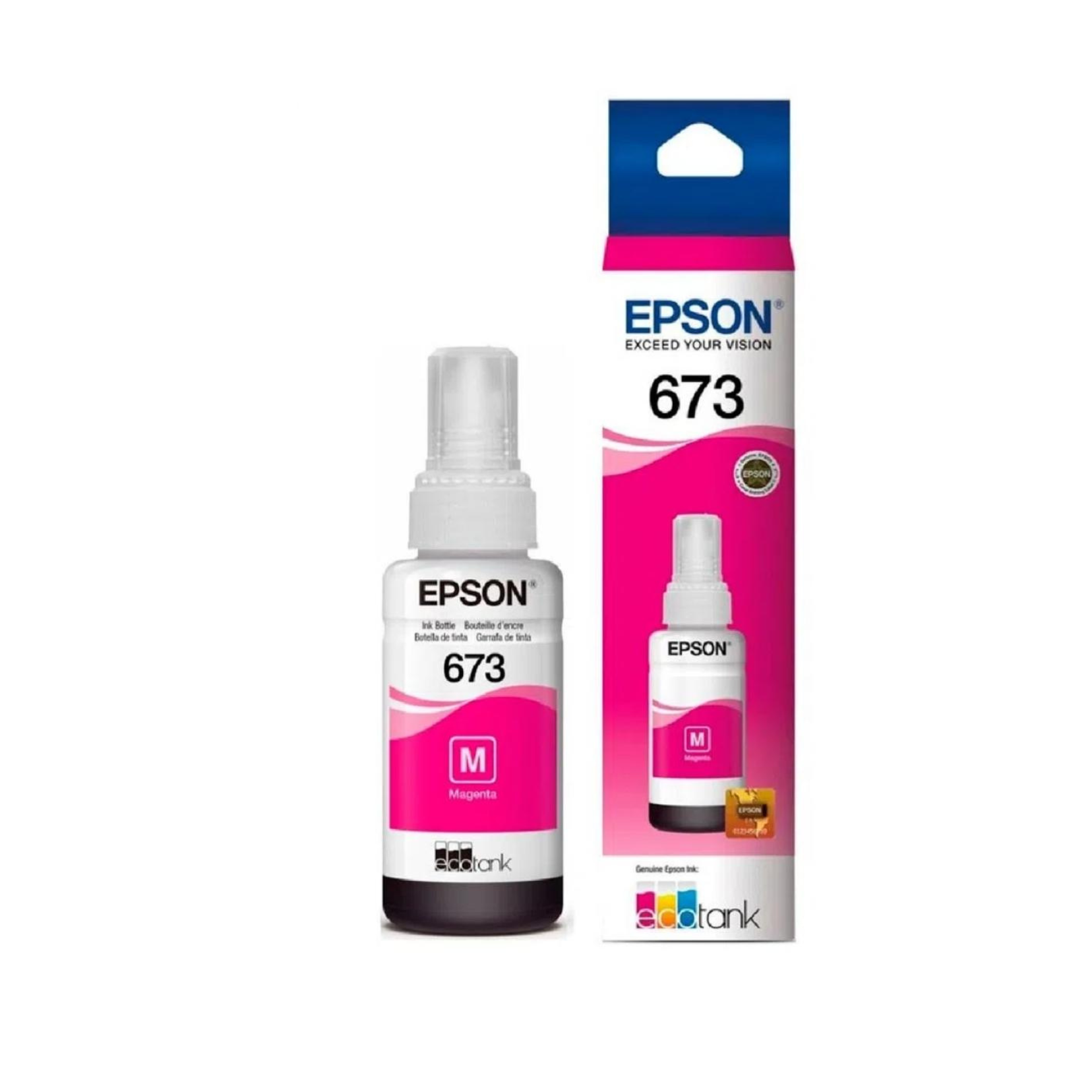 Botella de tinta Epson 673 Magenta (T673320) L800/L805/L850/L1800