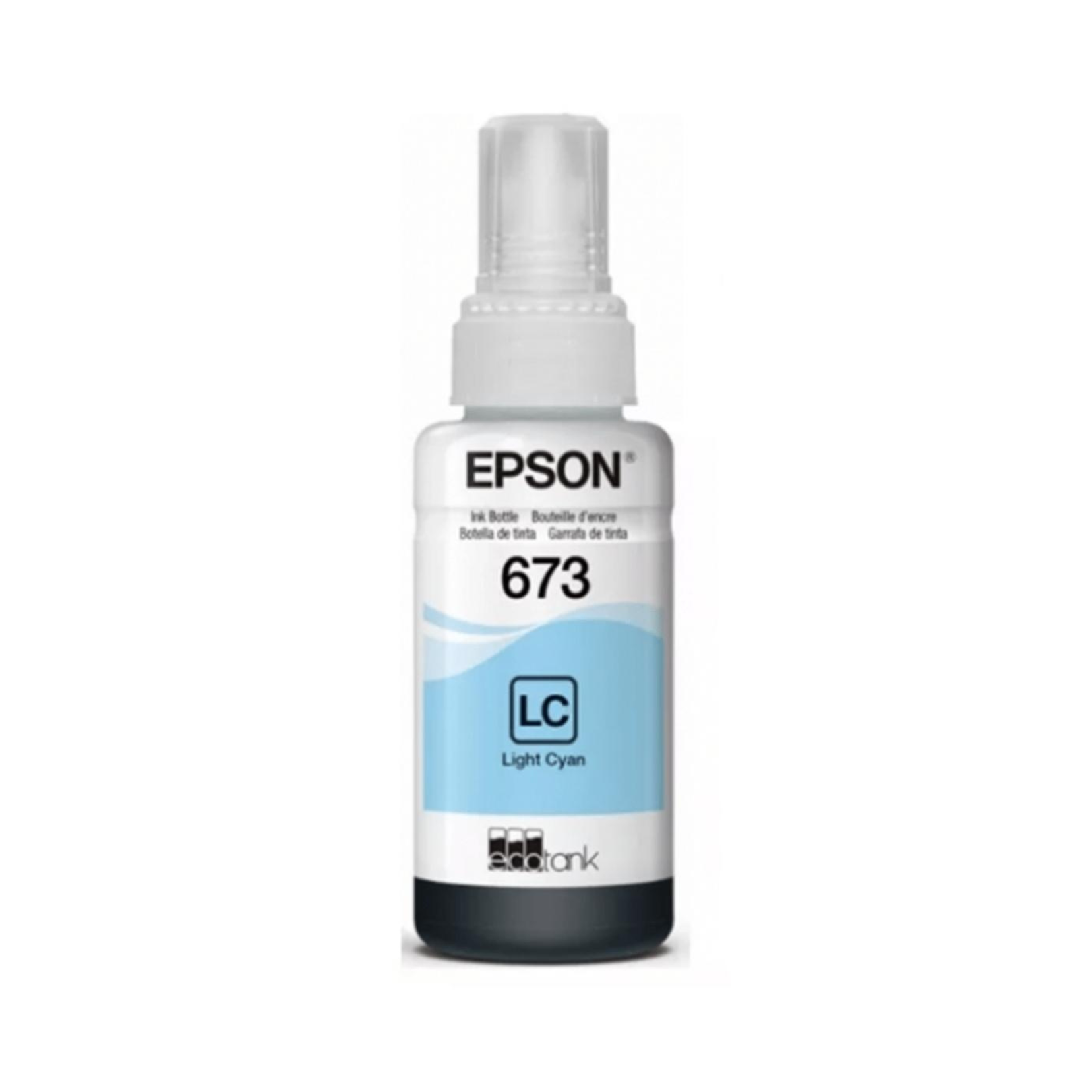 Botella de tinta Epson 673 Cian Light (T673520) L800/L805/L850/L1800