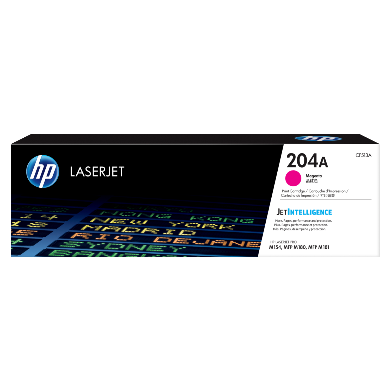 Toner HP 204A Magenta (CF513A) LaserJet M154/M180/M181 900 Pag.