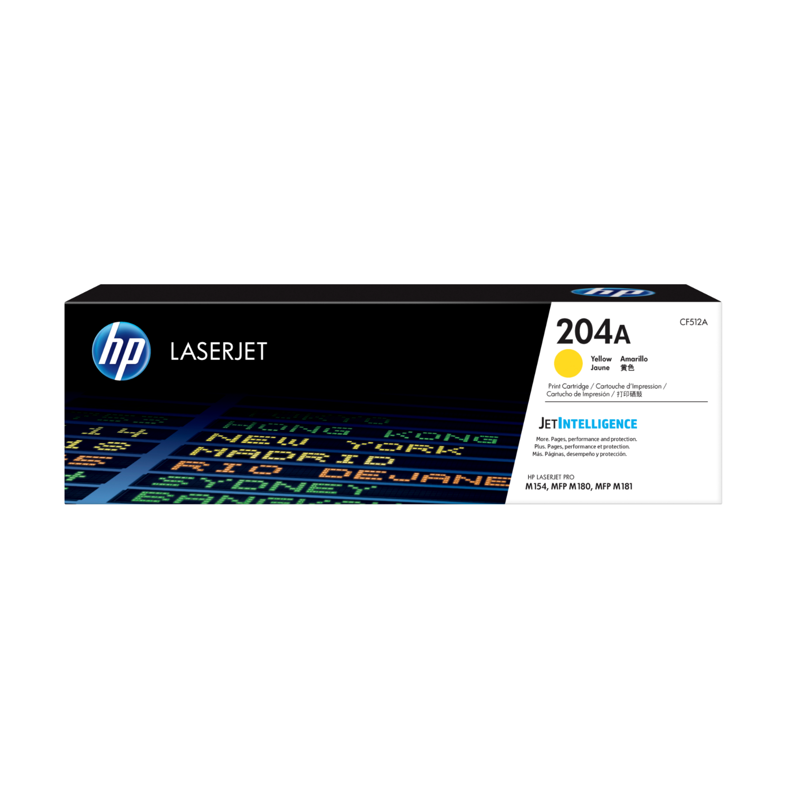 Toner HP 204A Yellow (CF512A) LaserJet M154/M180/M181 900 Pag.