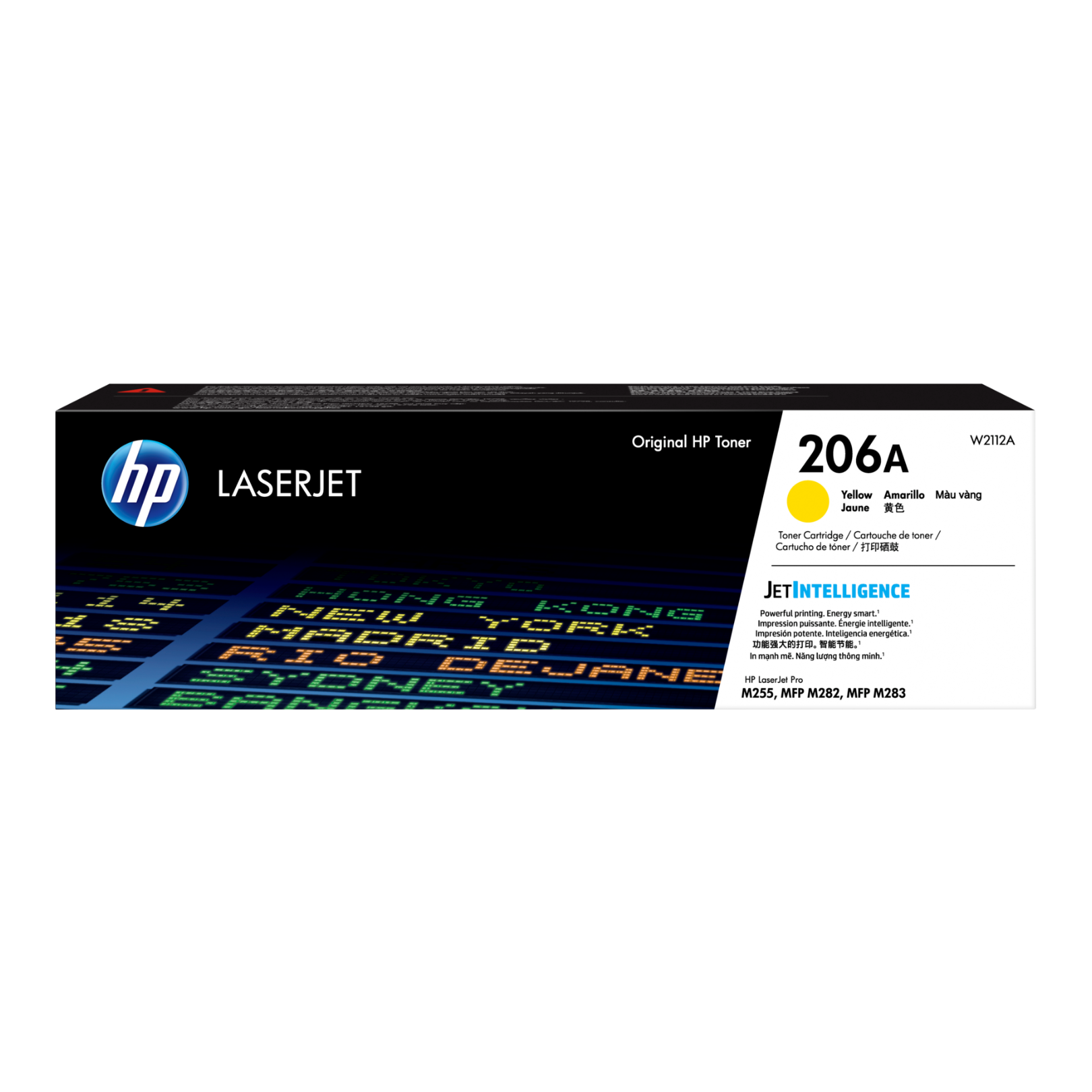 Toner HP 206A Yellow (W2112A) LaserJet M255DW/M283FDW 1250 Pag.