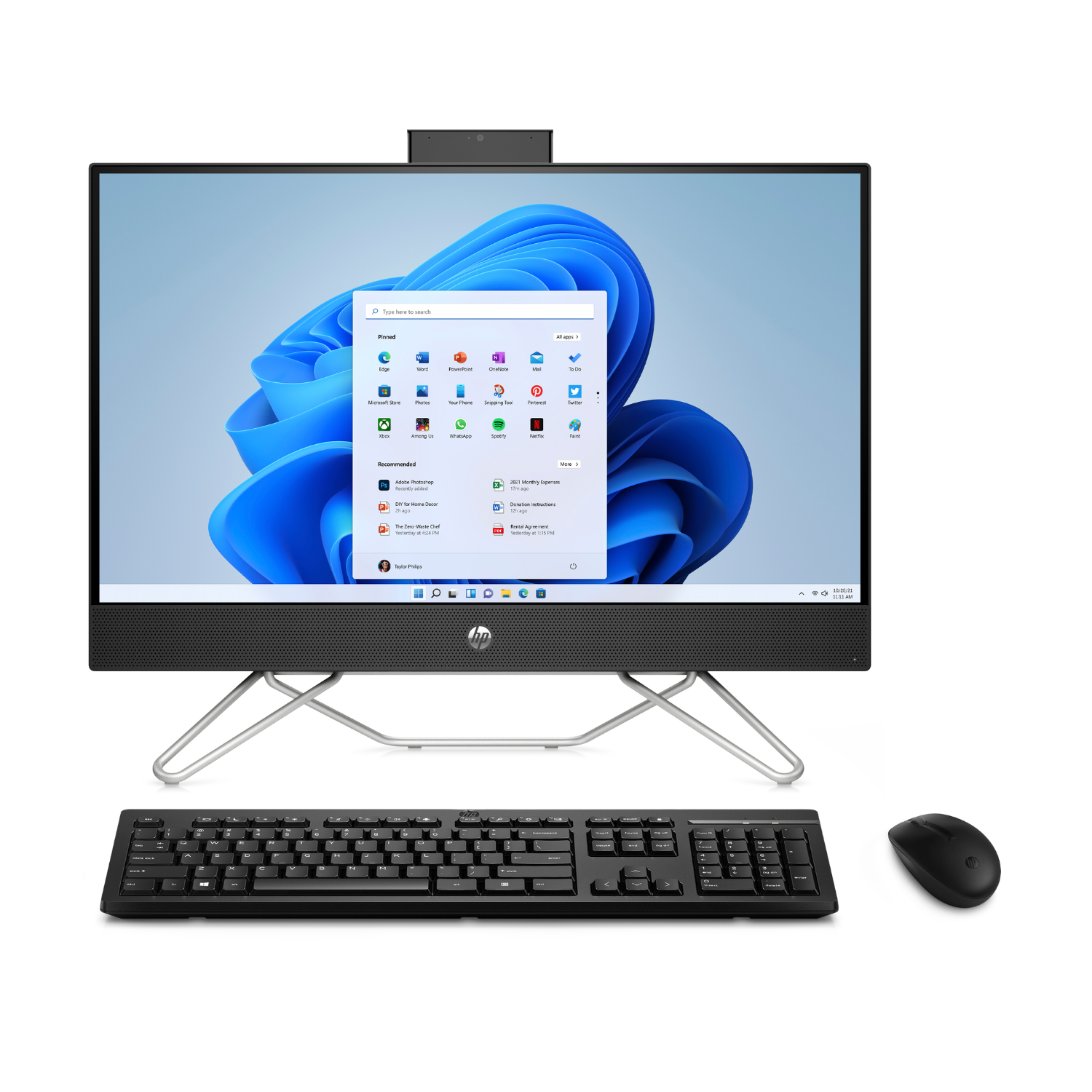 All In One HP 24-cb1004la Core i5-1235U 16GB, SSD 512GB, 23.8", Windows 11 (69K50LA)