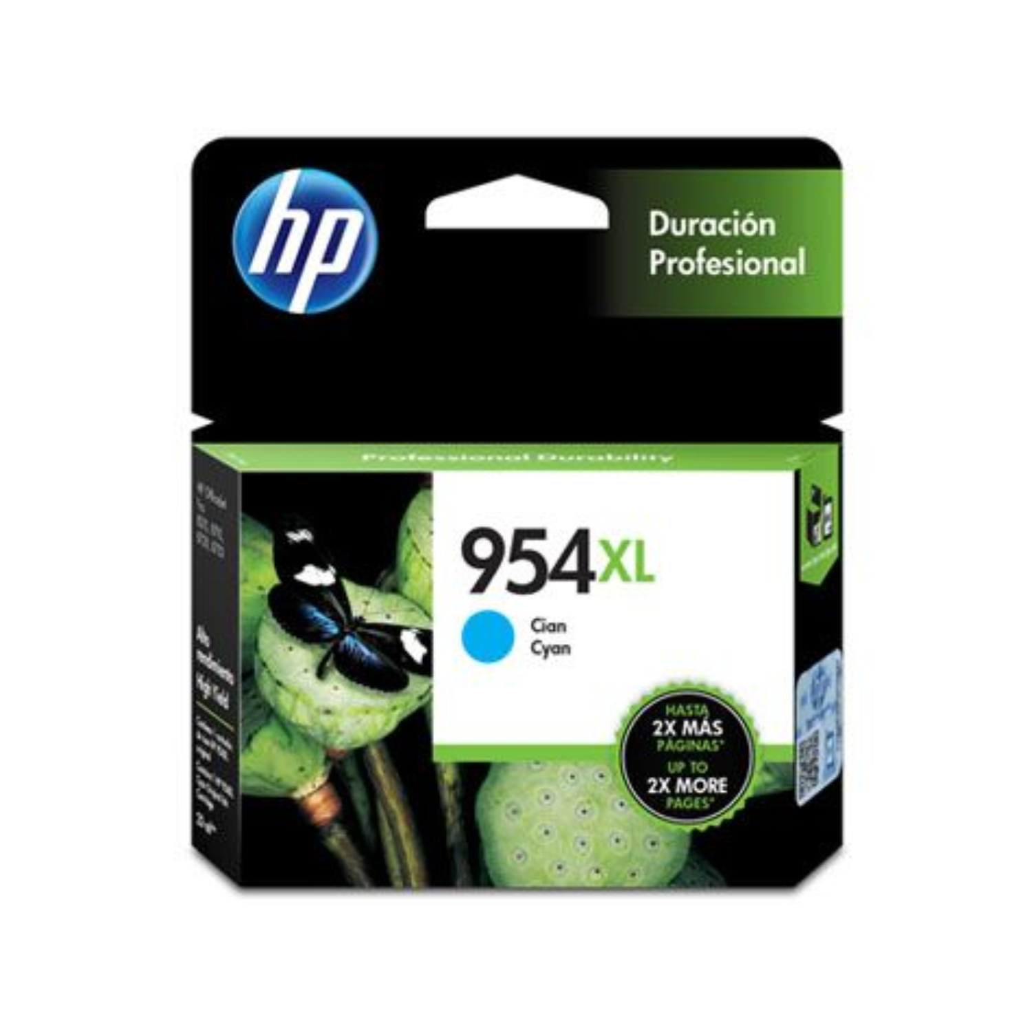 Cartucho de tinta HP 954XL Cian (L0S62AL) OfficeJet 8710 1600 Pag.