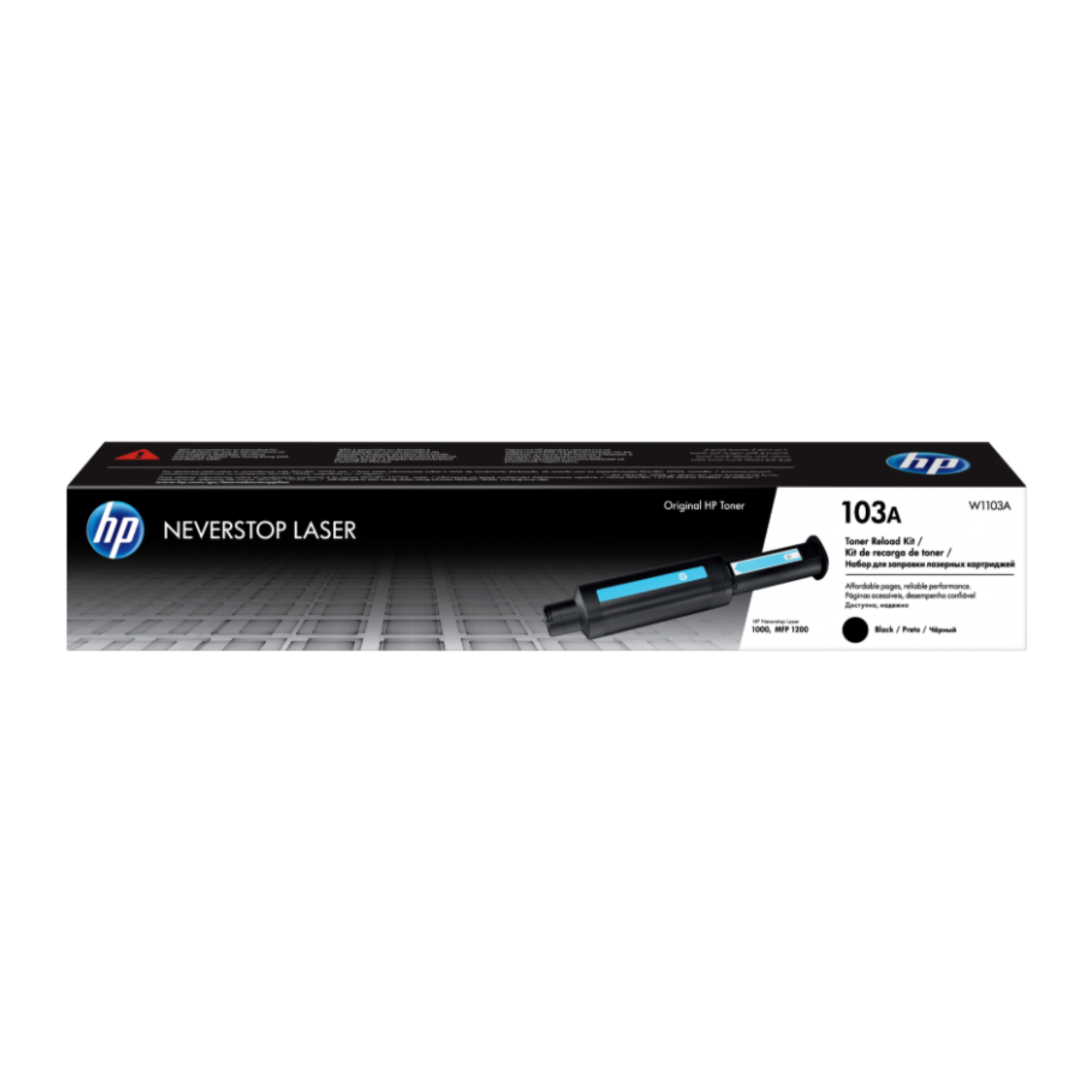 Toner HP 103A Negro (W1103A) Laser Neverstop 1000/1200 2500 Pag.