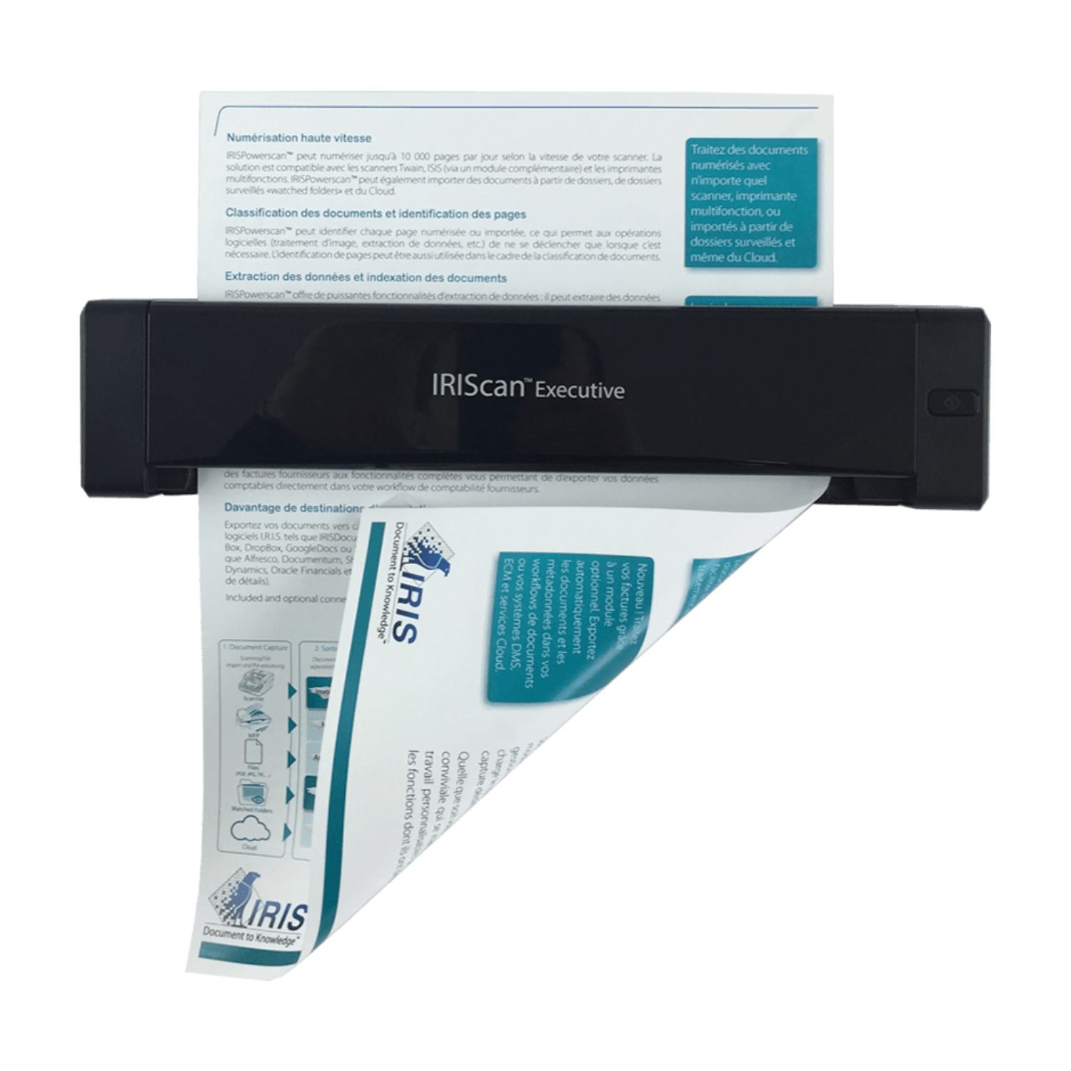 Escaner portatil IRIScan Executive 4 Duplex, 8ppm, A4, Carta